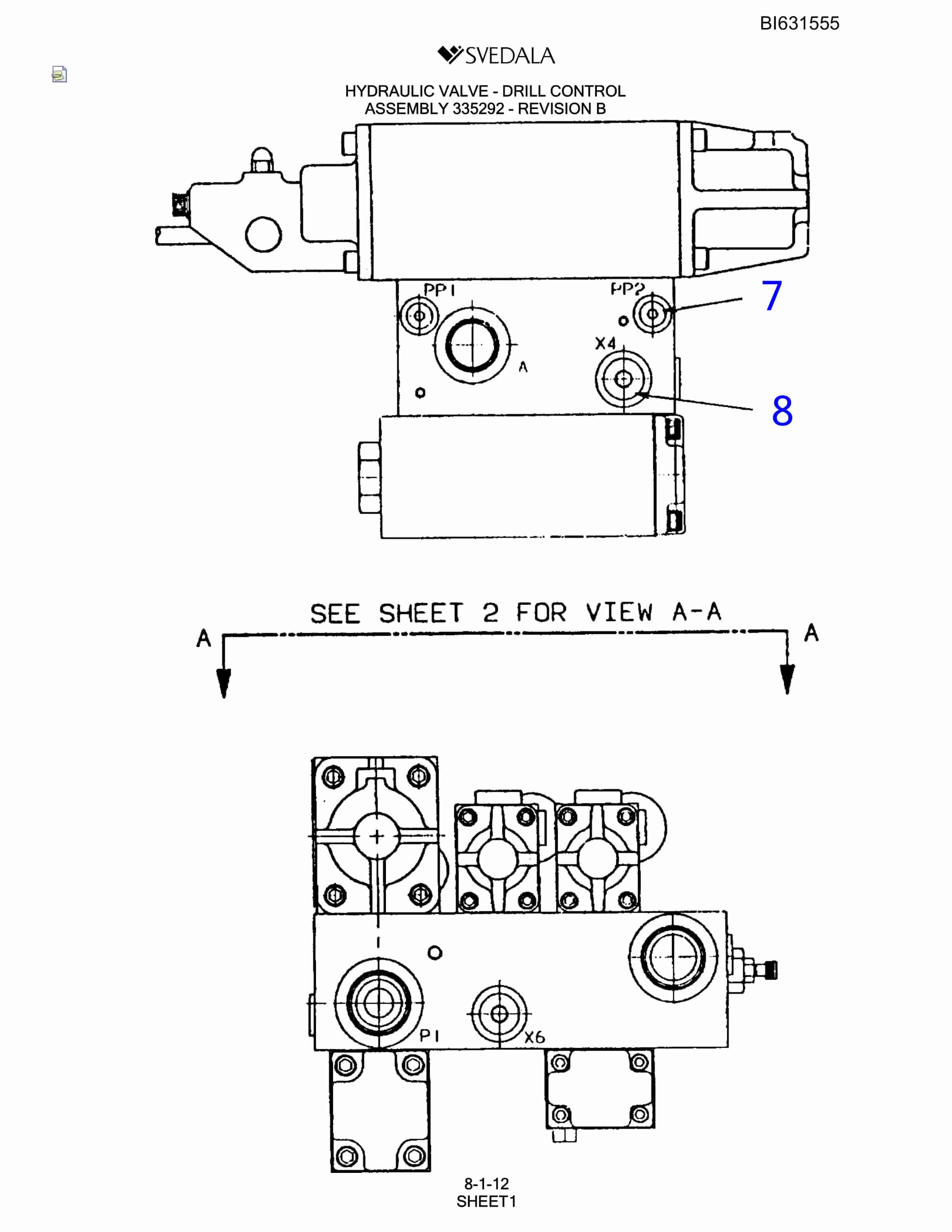 Bucyrus SCH5000 Parts Catalog BI631555-3