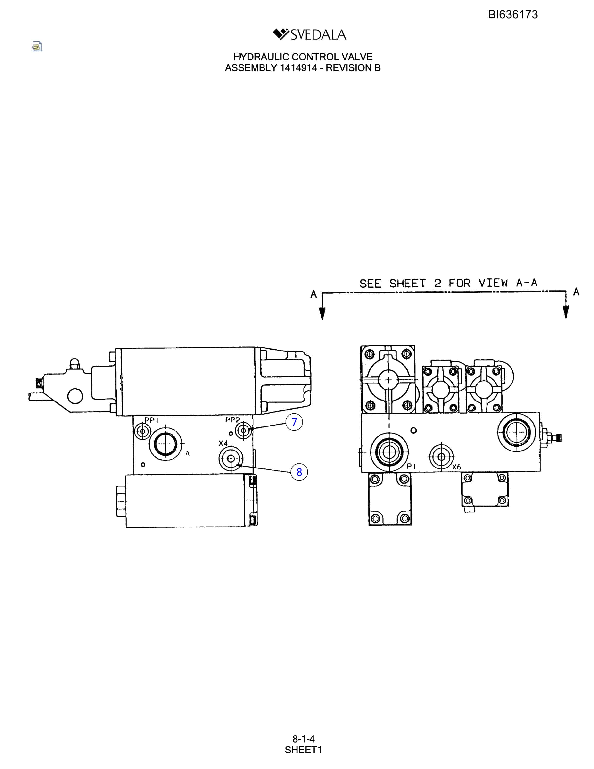 Bucyrus SCH5000 Parts Catalog BI636173-3