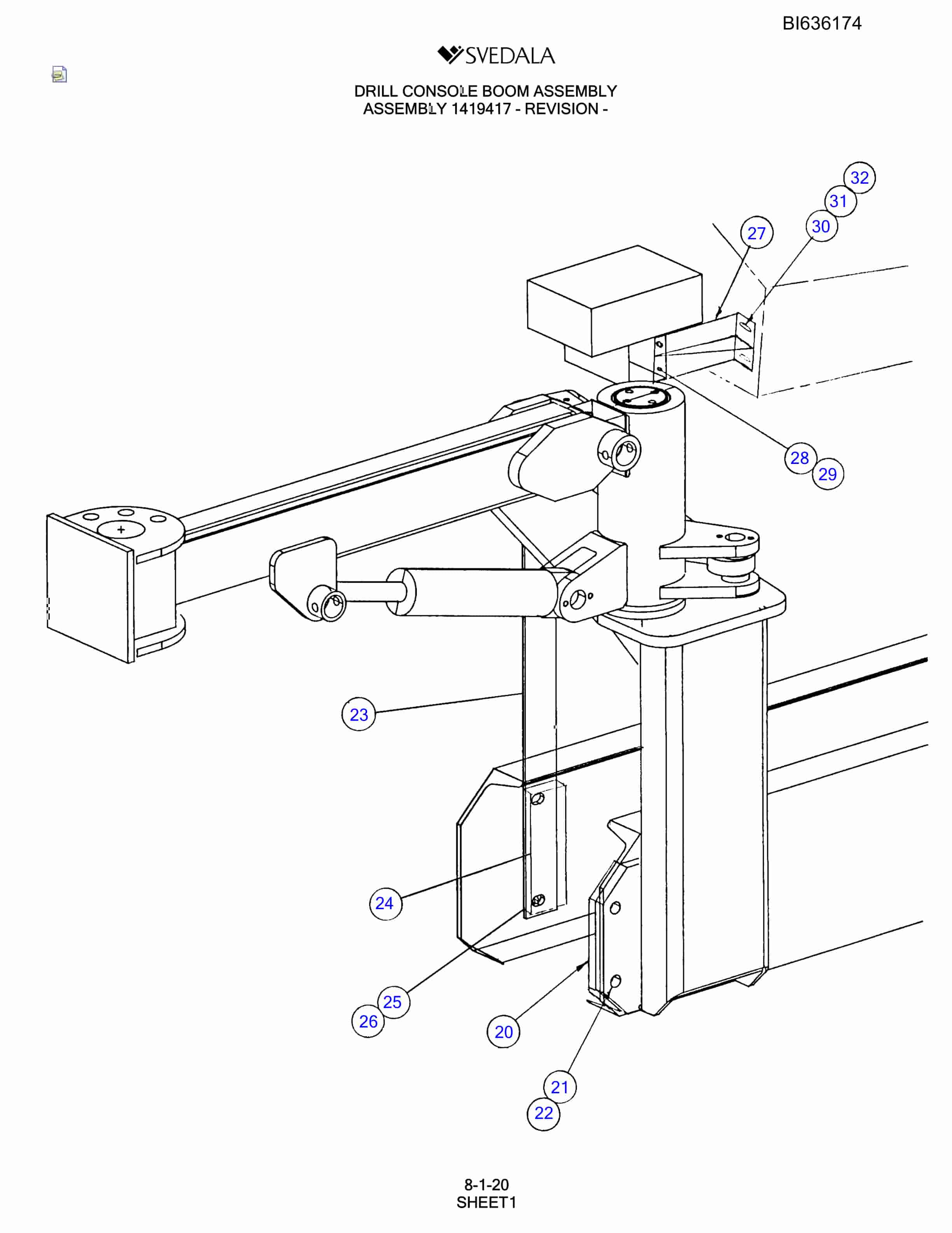 Bucyrus SCH5000 Parts Catalog BI636174-4