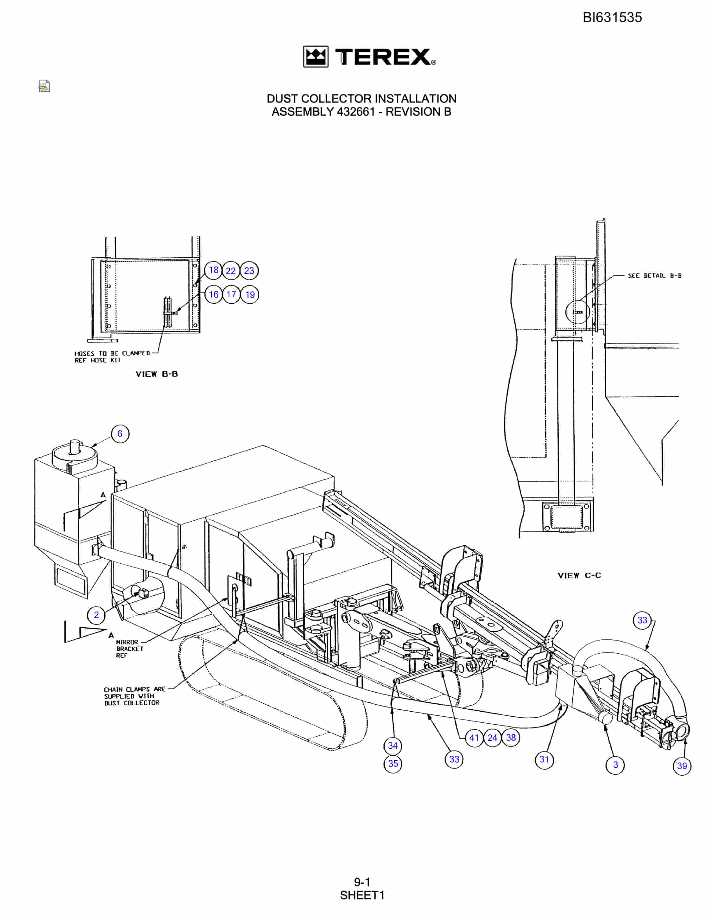 Bucyrus SCH5000CL Parts Catalog BI631535-5