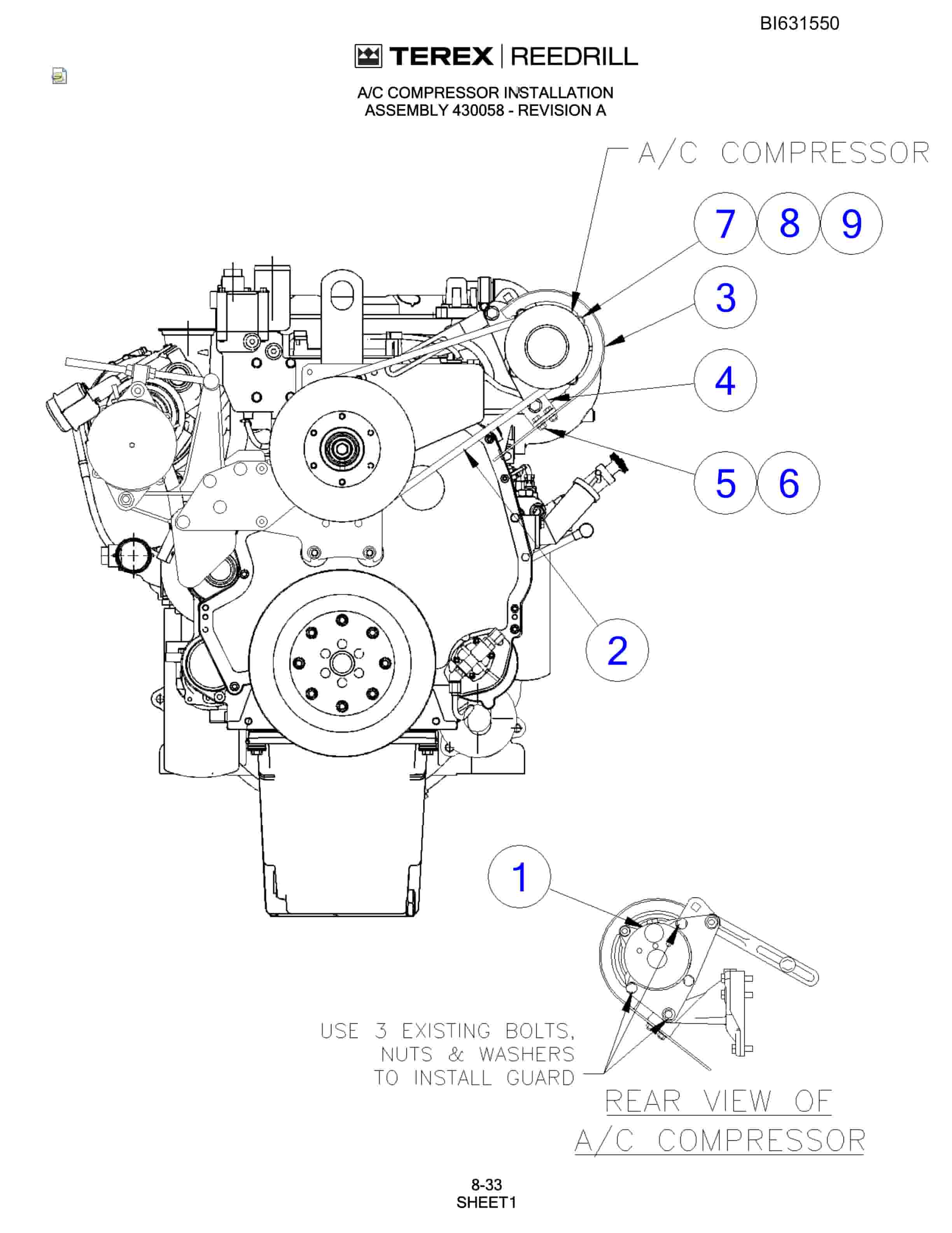 Bucyrus SCH5000CL Parts Catalog BI631550-4