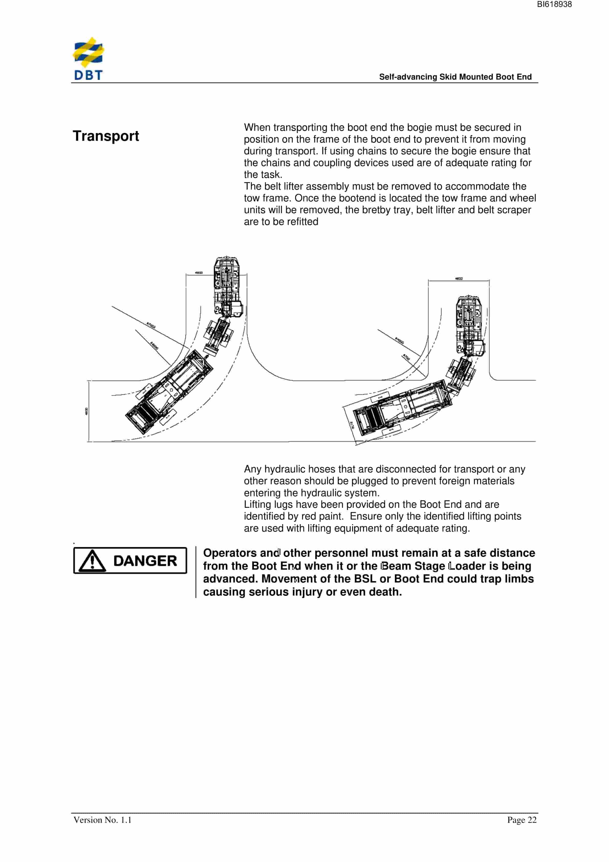 Bucyrus Self Advancing Skid Mounted Boot End Technical Manual BI618938 2 Bucyrus Self Advancing Skid Mounted Boot End Technical Manual BI618938 - Image 2