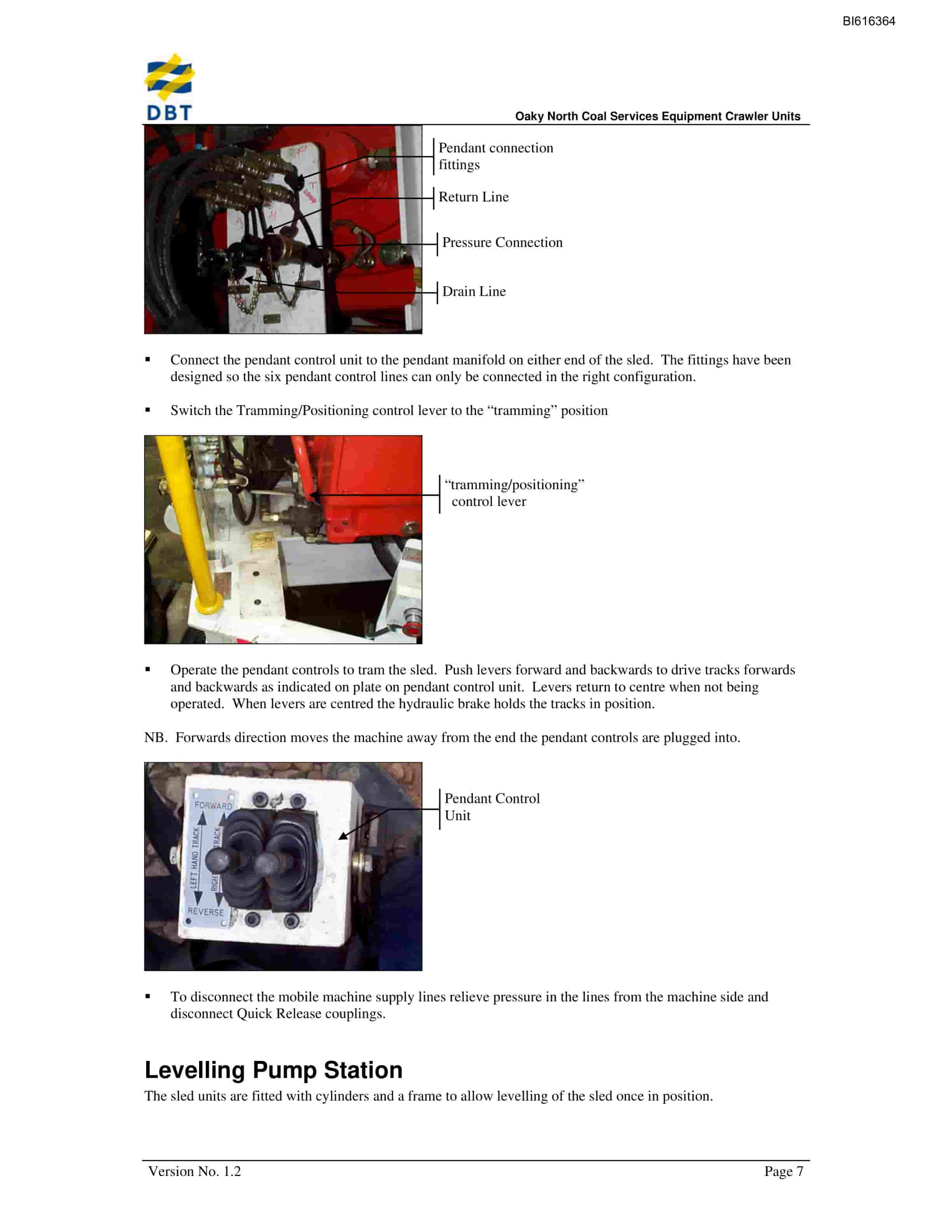 Bucyrus Services Equipment Crawler Units Technical Manual BI616364-3