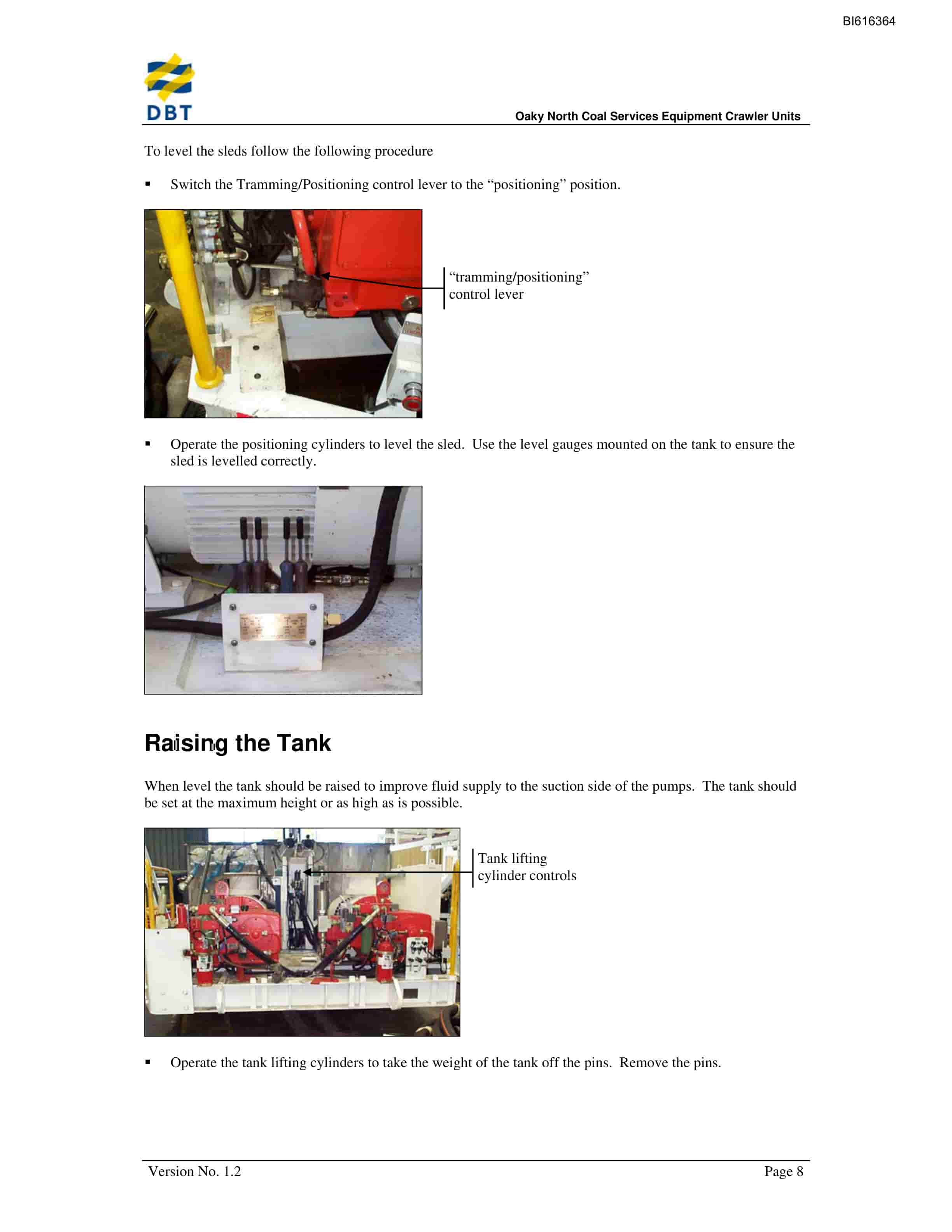 Bucyrus Services Equipment Crawler Units Technical Manual BI616364-5
