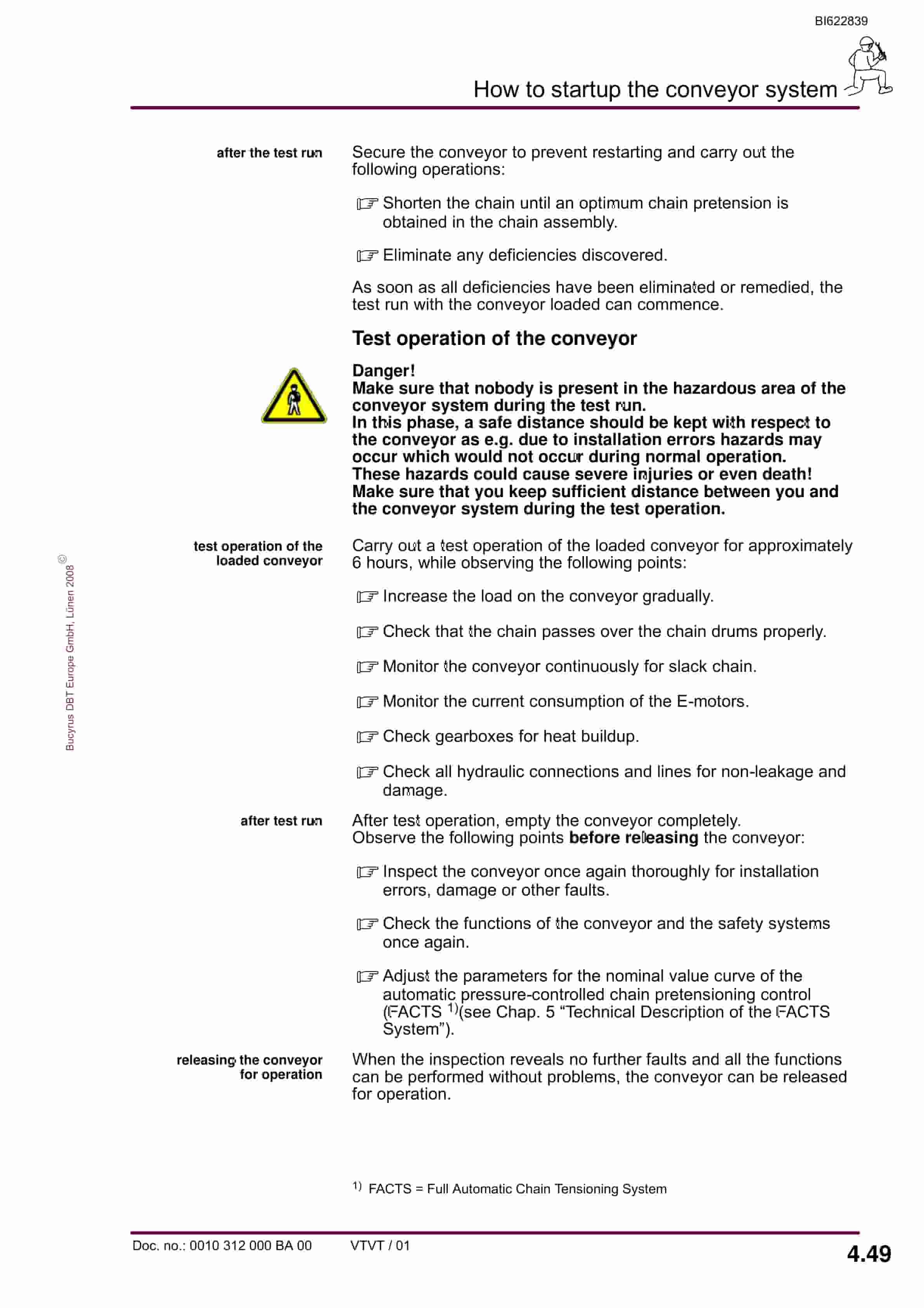 Bucyrus SH-AFC PF 6-1042 Operating Manual BI622839-3
