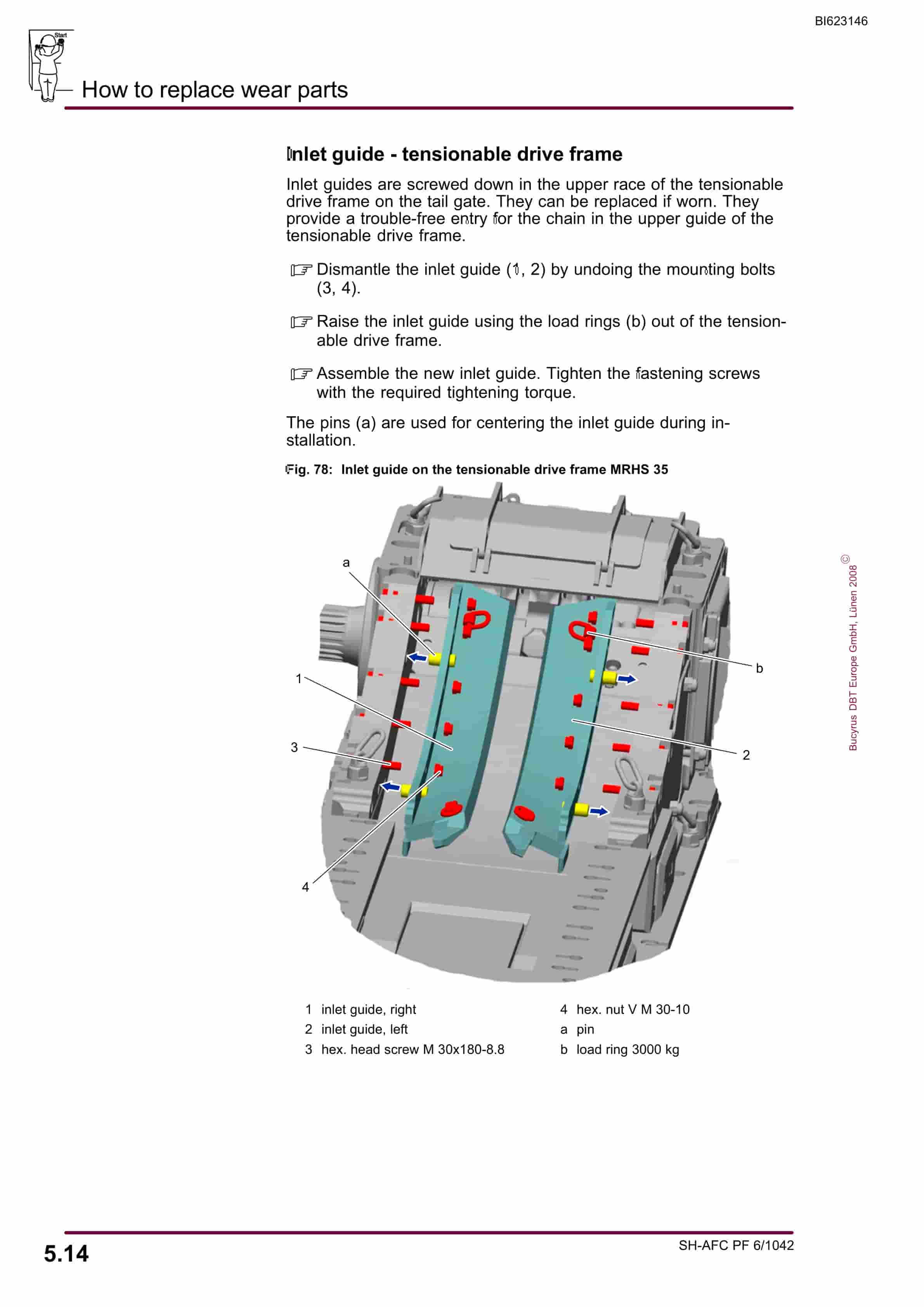 Bucyrus SH-AFC PF 6-1042 Operating Manual BI623146-5