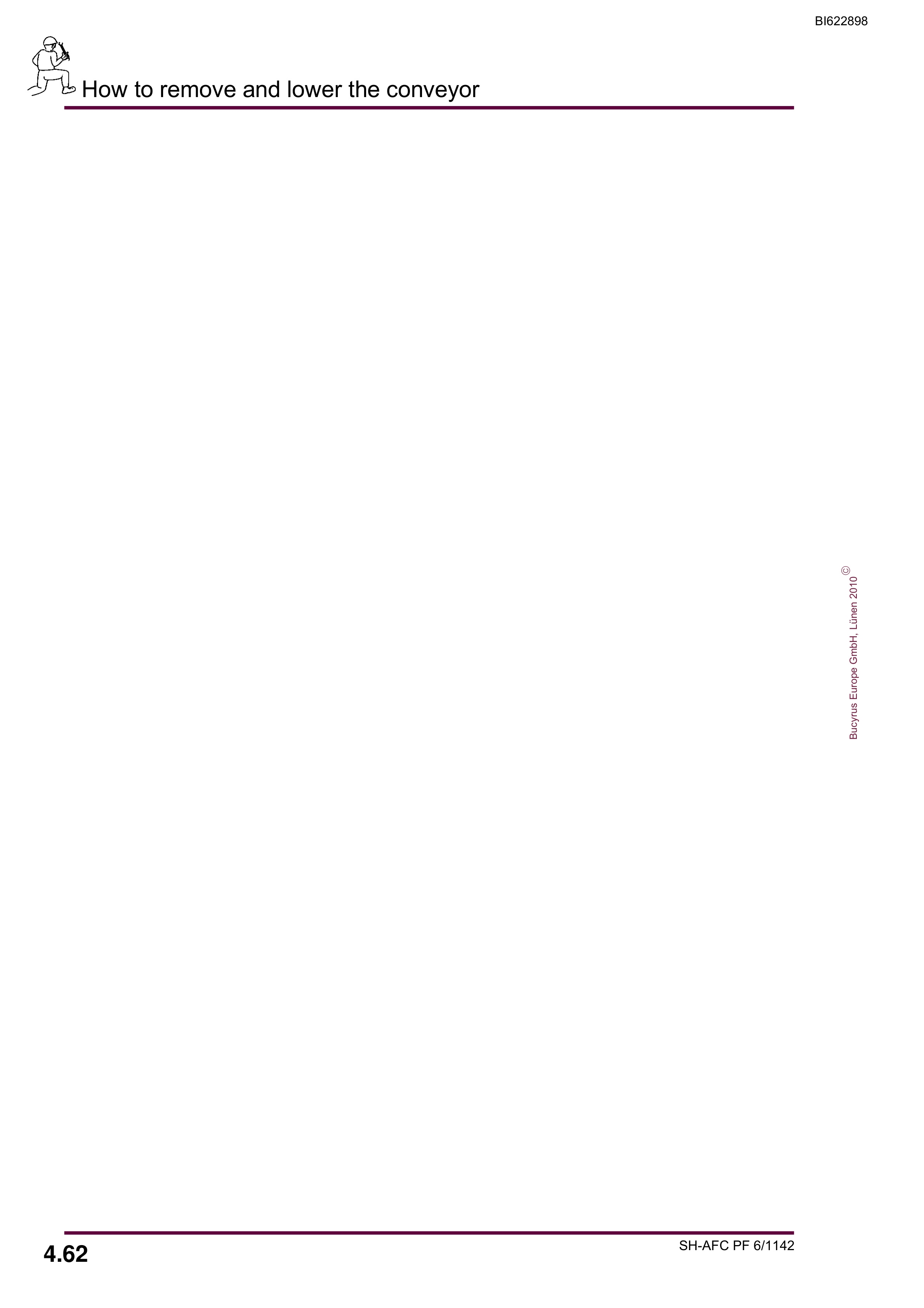 Bucyrus SH-AFC PF 6-1142 Operating Manual BI622898-3