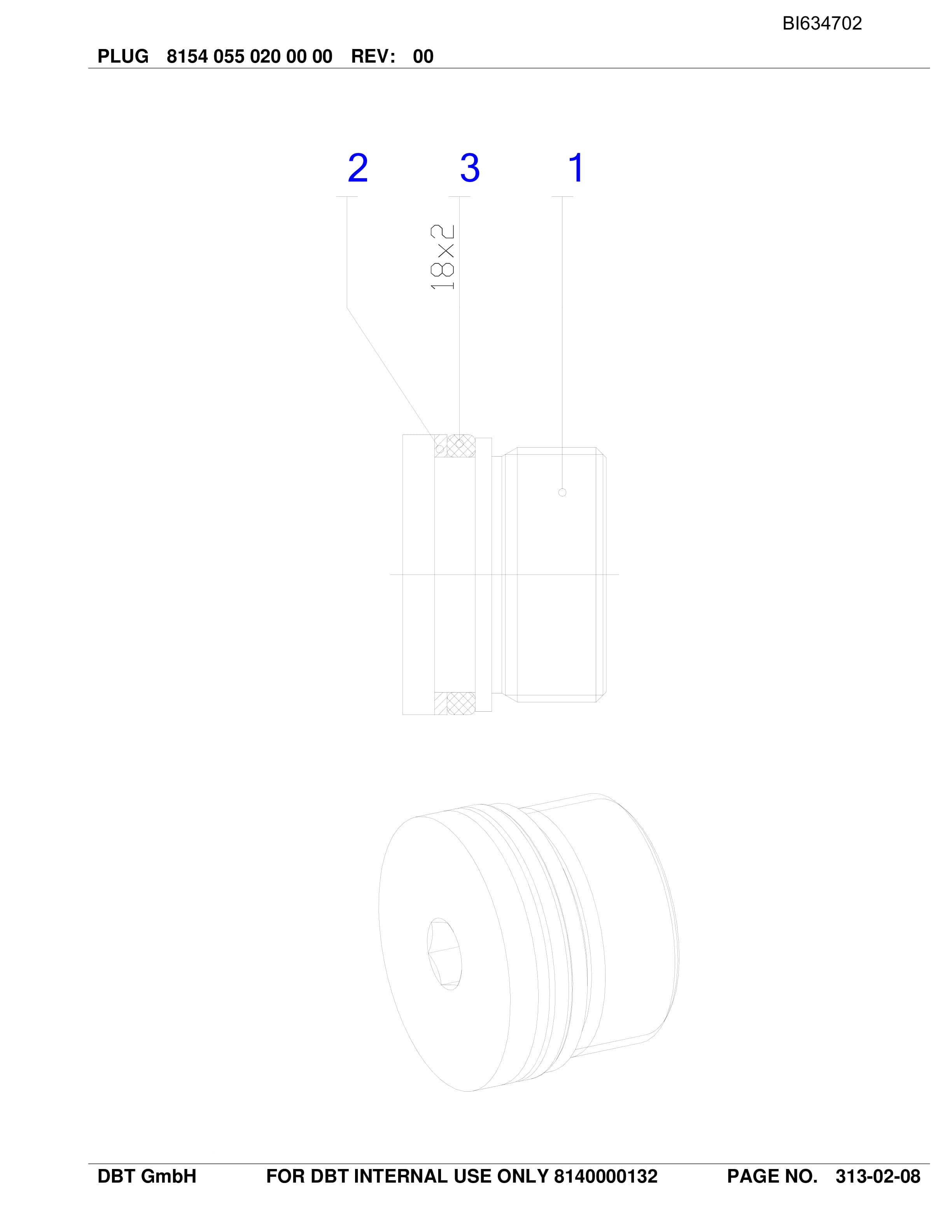 Bucyrus SH-AFC PF 6-1142 Parts Catalog BI634702-5