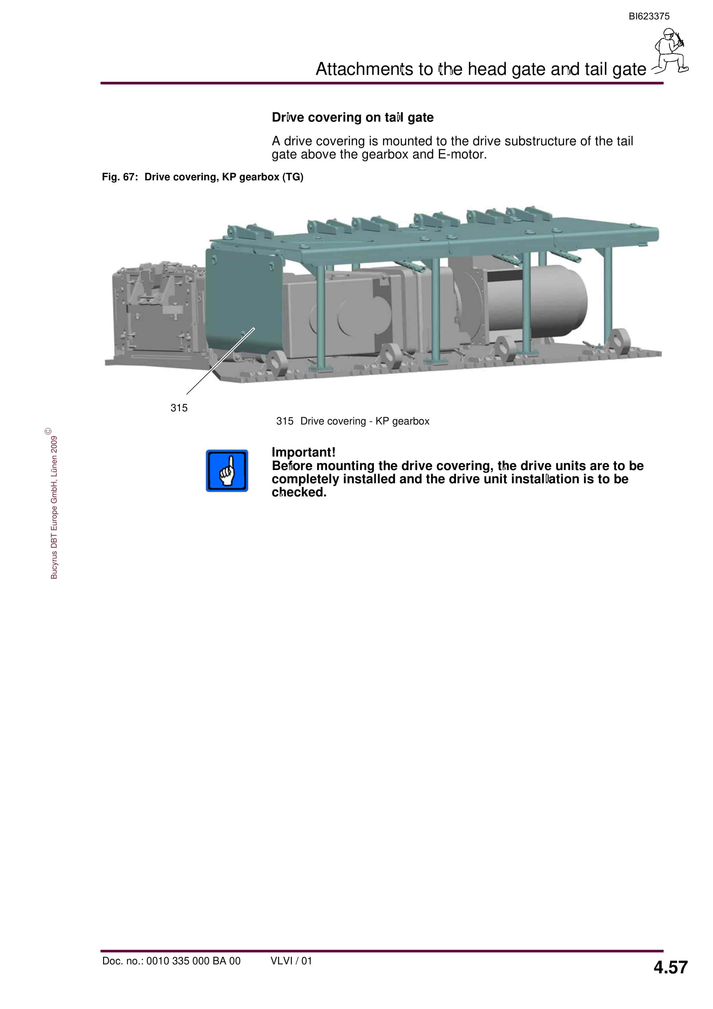 Bucyrus SH-AFC PF 6-1342 Operating Manual BI623375-2