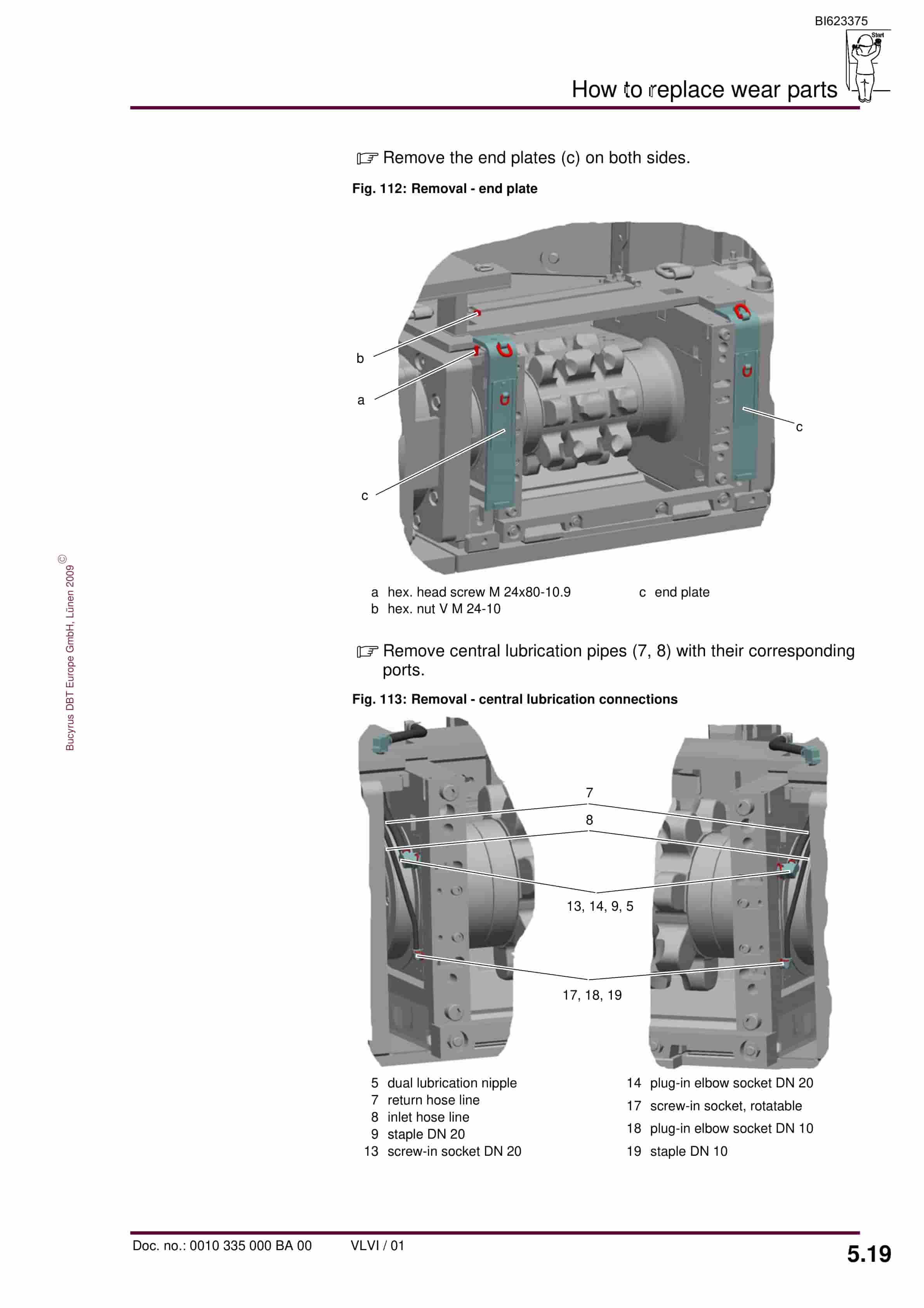 Bucyrus SH-AFC PF 6-1342 Operating Manual BI623375-5