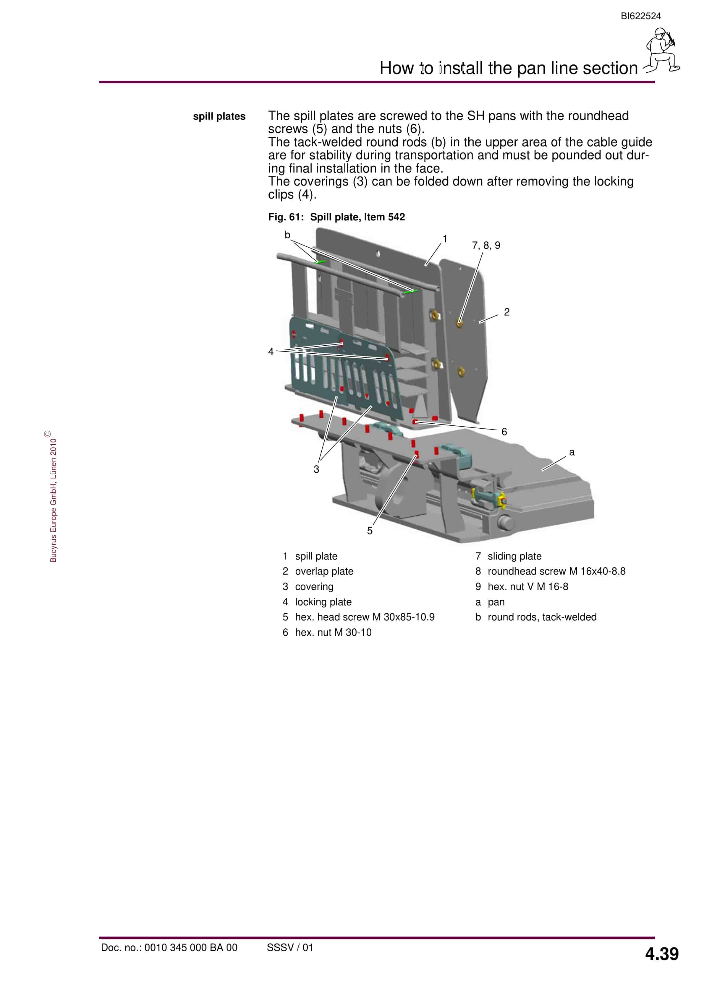 Bucyrus SH-AFC PF 6H-1542 Operating Manual BI622524-2