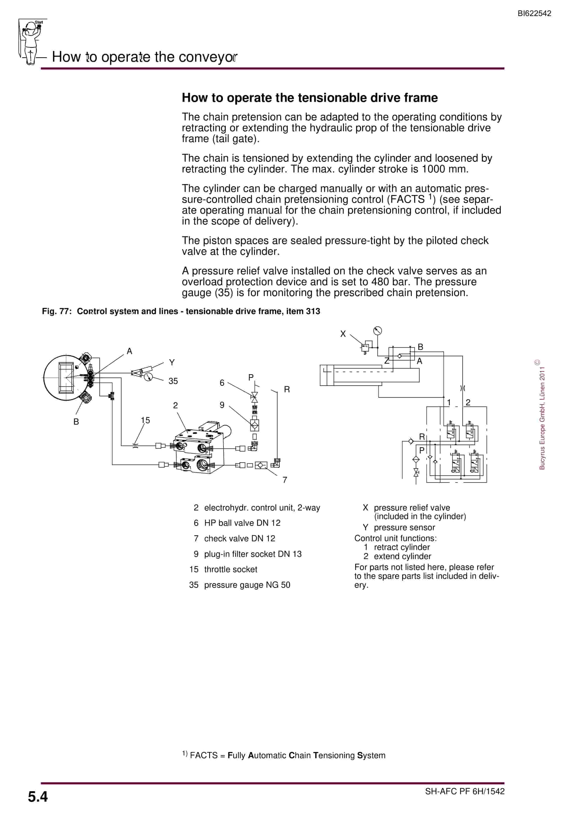 Bucyrus SH-AFC PF 6H-1542 Operating Manual BI622542-3