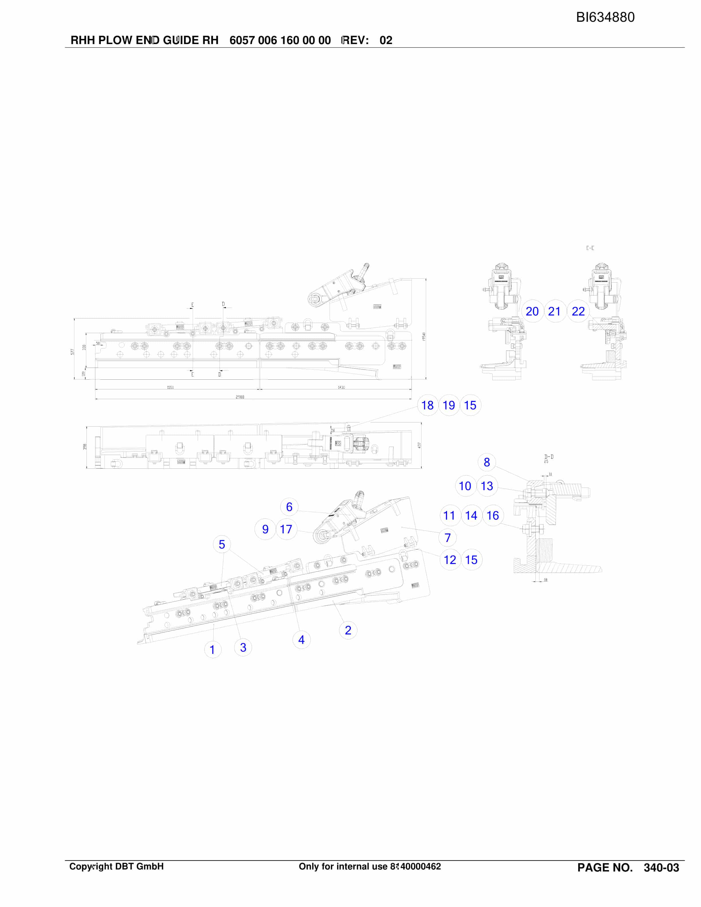 Bucyrus SHANXI LILIU Documentation Parts Catalog BI634880-4