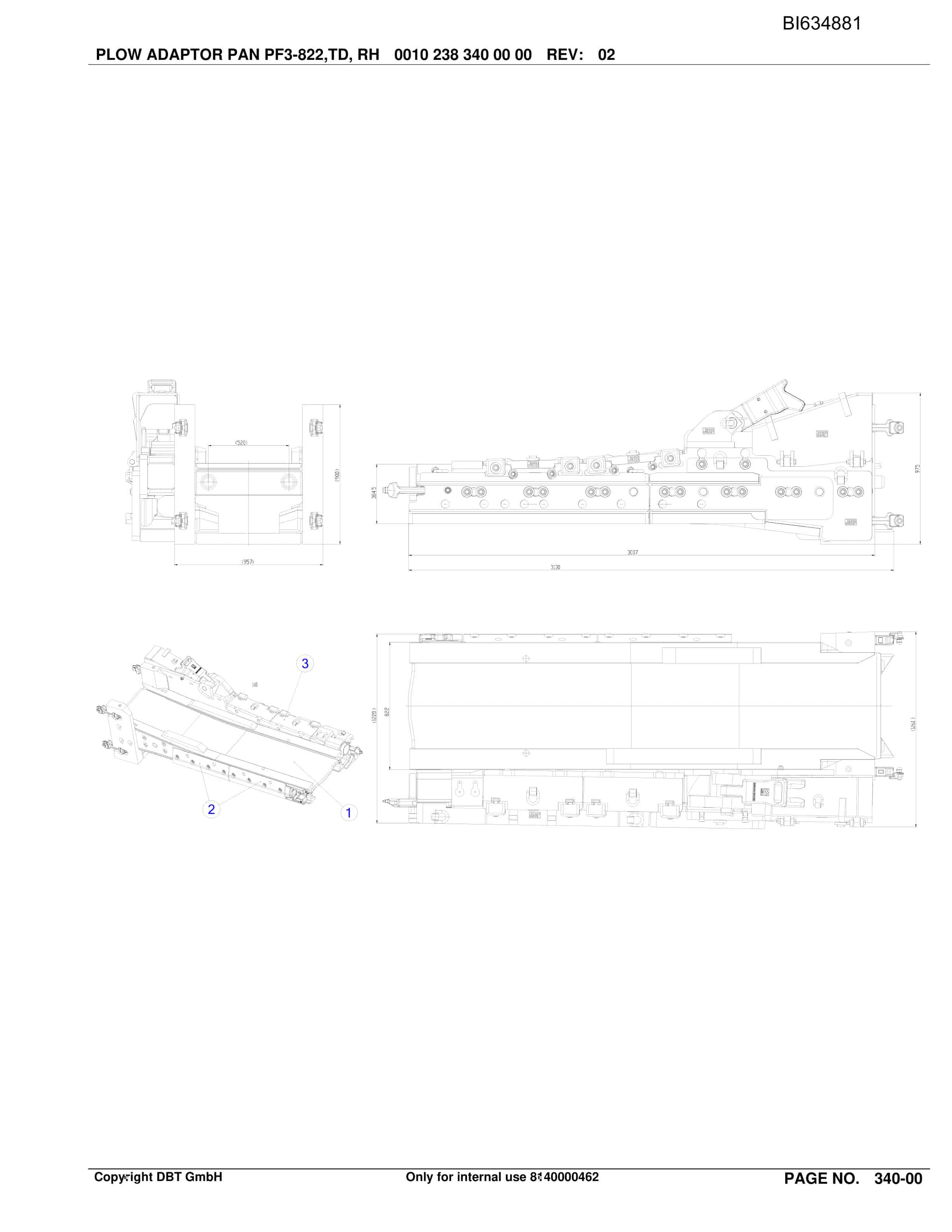 Bucyrus SHANXI LILIU Documentation Parts Catalog BI634881-3