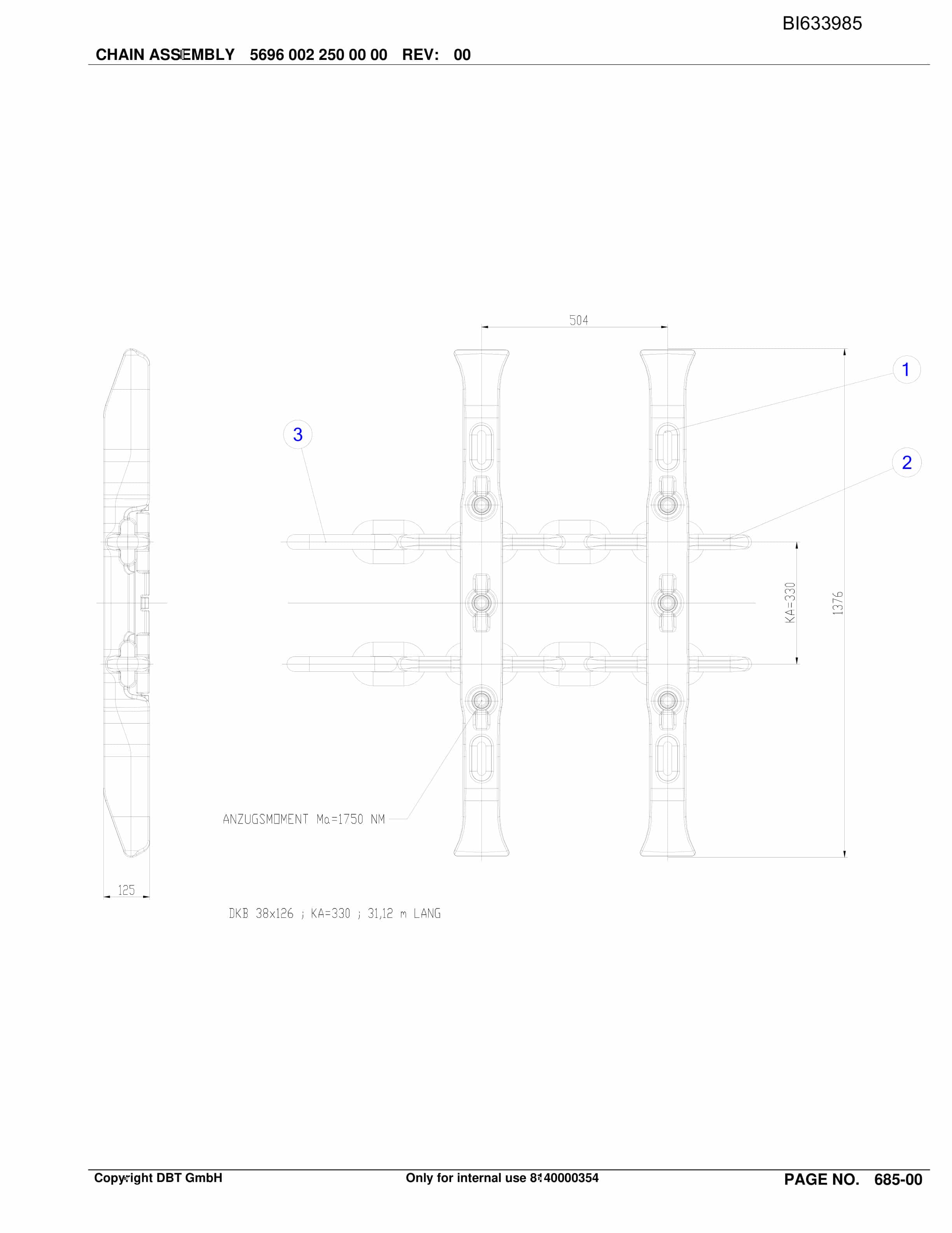Bucyrus SHENHUA 10, BSL PF 6-1542 Parts Catalog BI633985-5