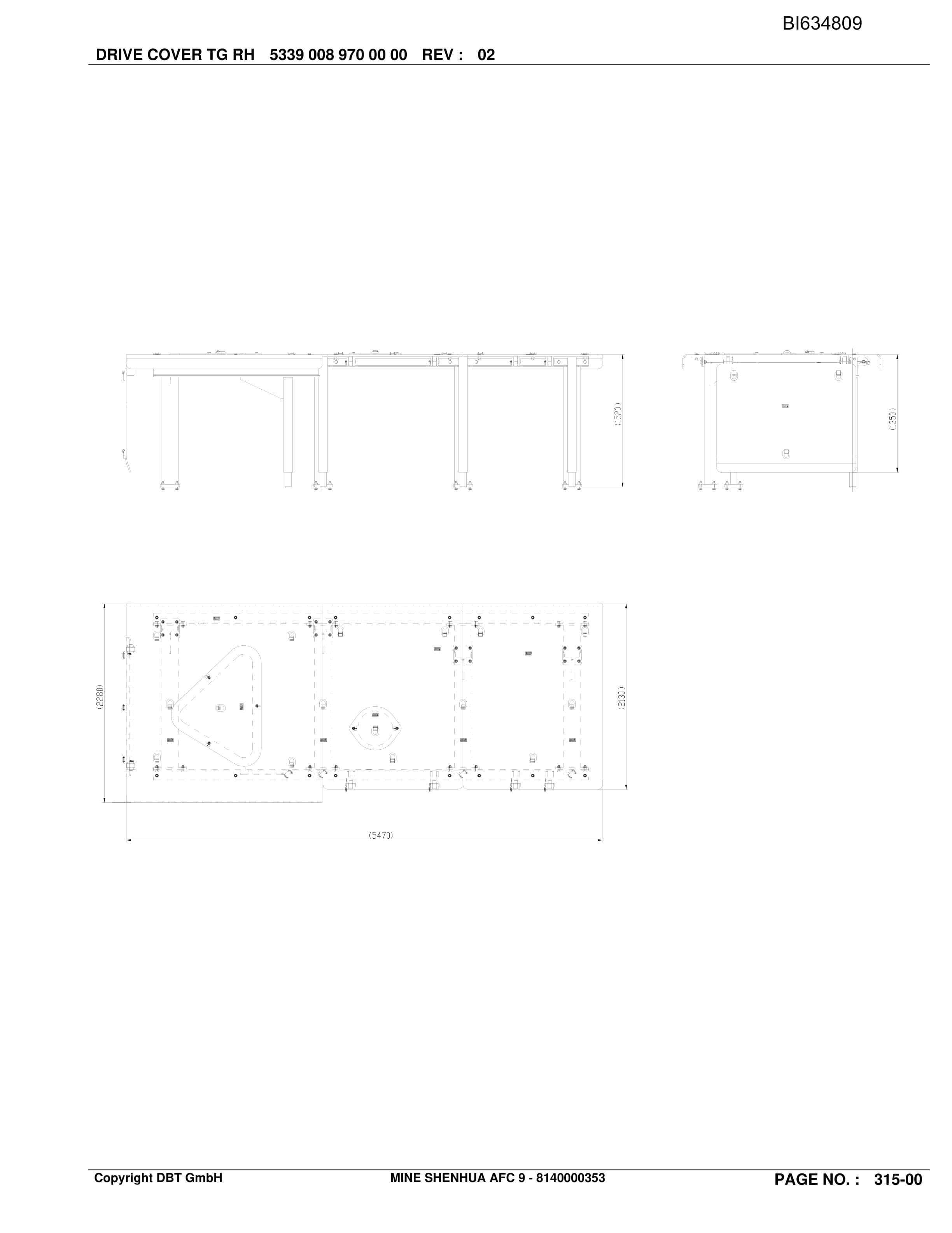 Bucyrus SHENHUA 9, SH-AFC PF6-1342 Parts Catalog BI634809-2