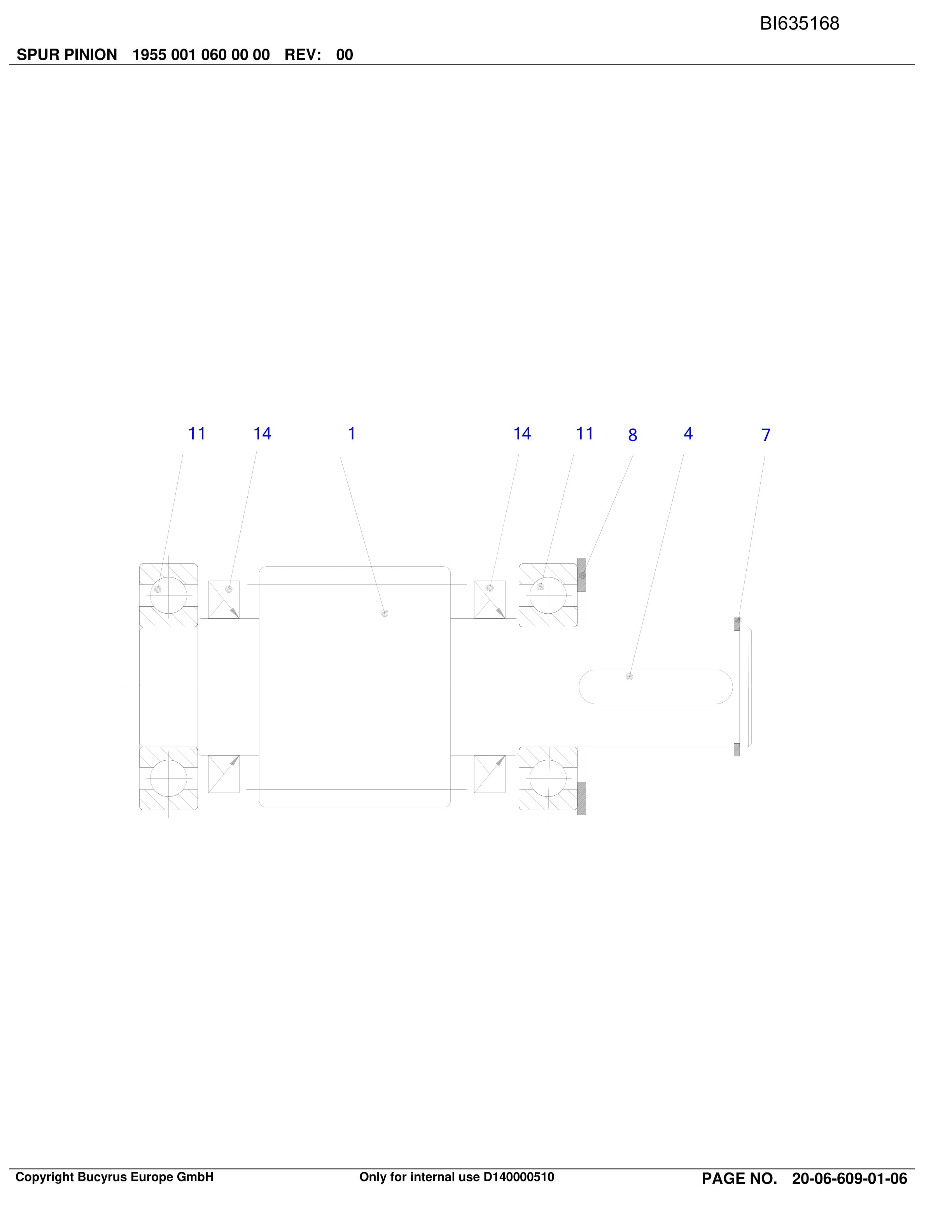 Bucyrus SHENHUA AFC 14, Shearer System Parts Catalog BI635168-5