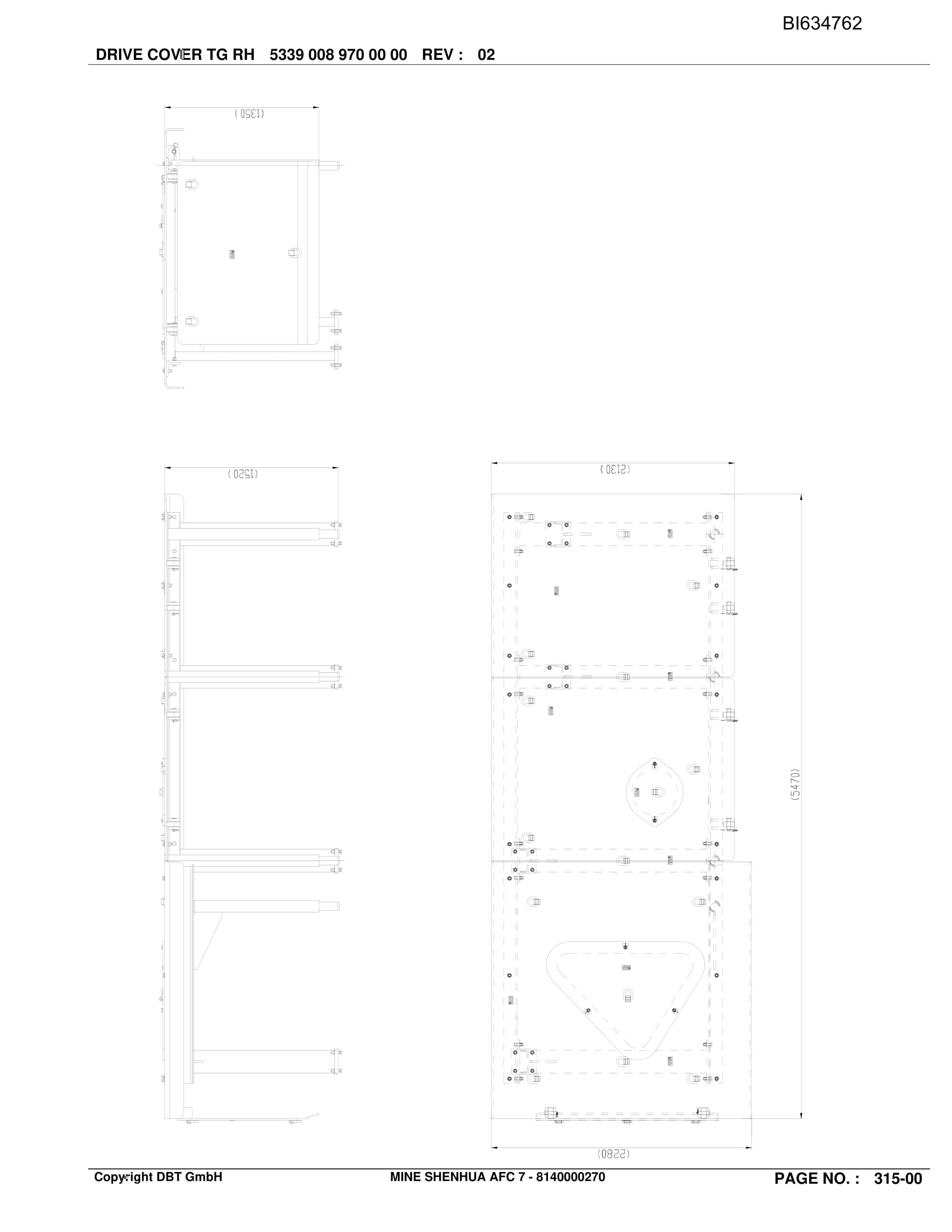 Bucyrus SHENHUA AFC 7, SH-AFC PF6-1342 Parts Catalog BI634762-2