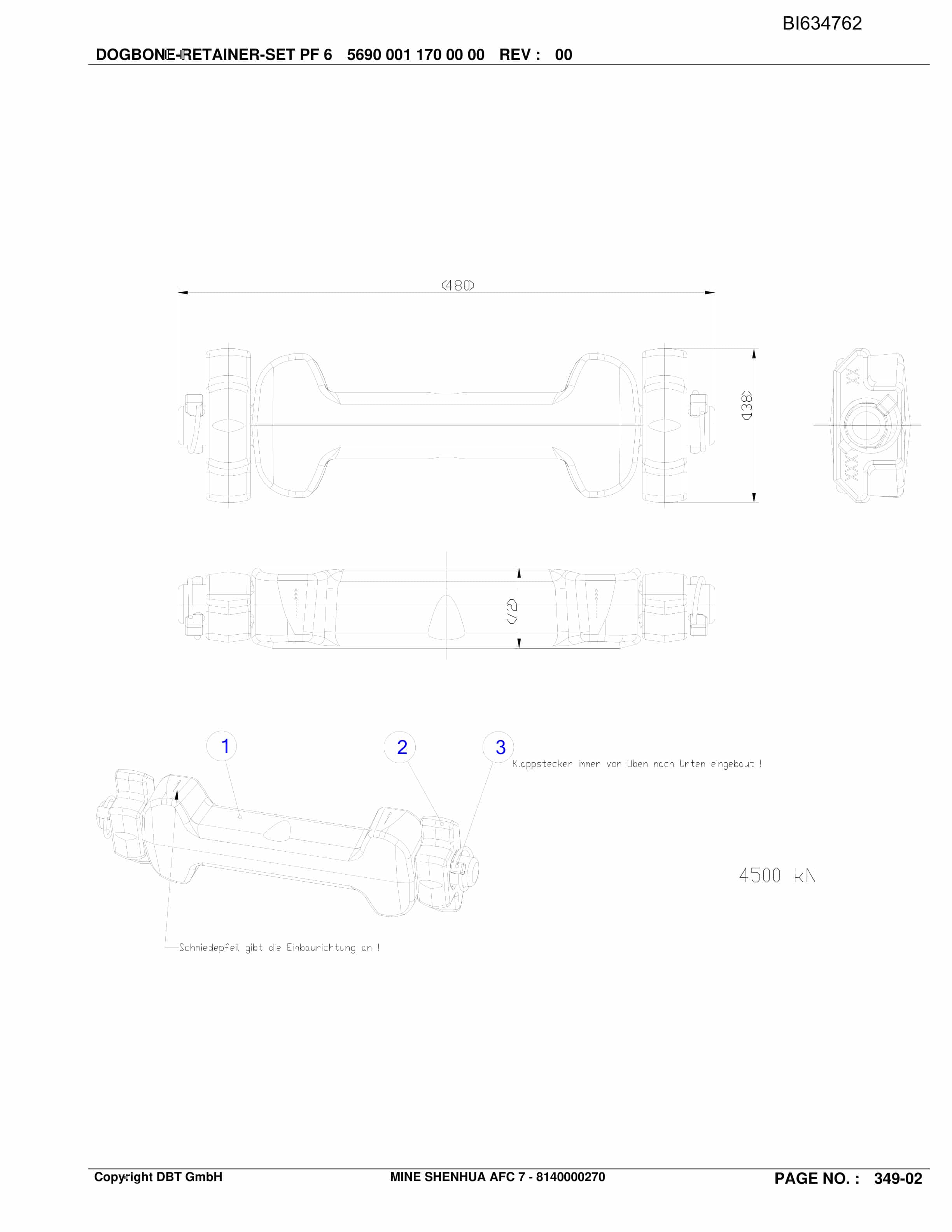 Bucyrus SHENHUA AFC 7, SH-AFC PF6-1342 Parts Catalog BI634762-4