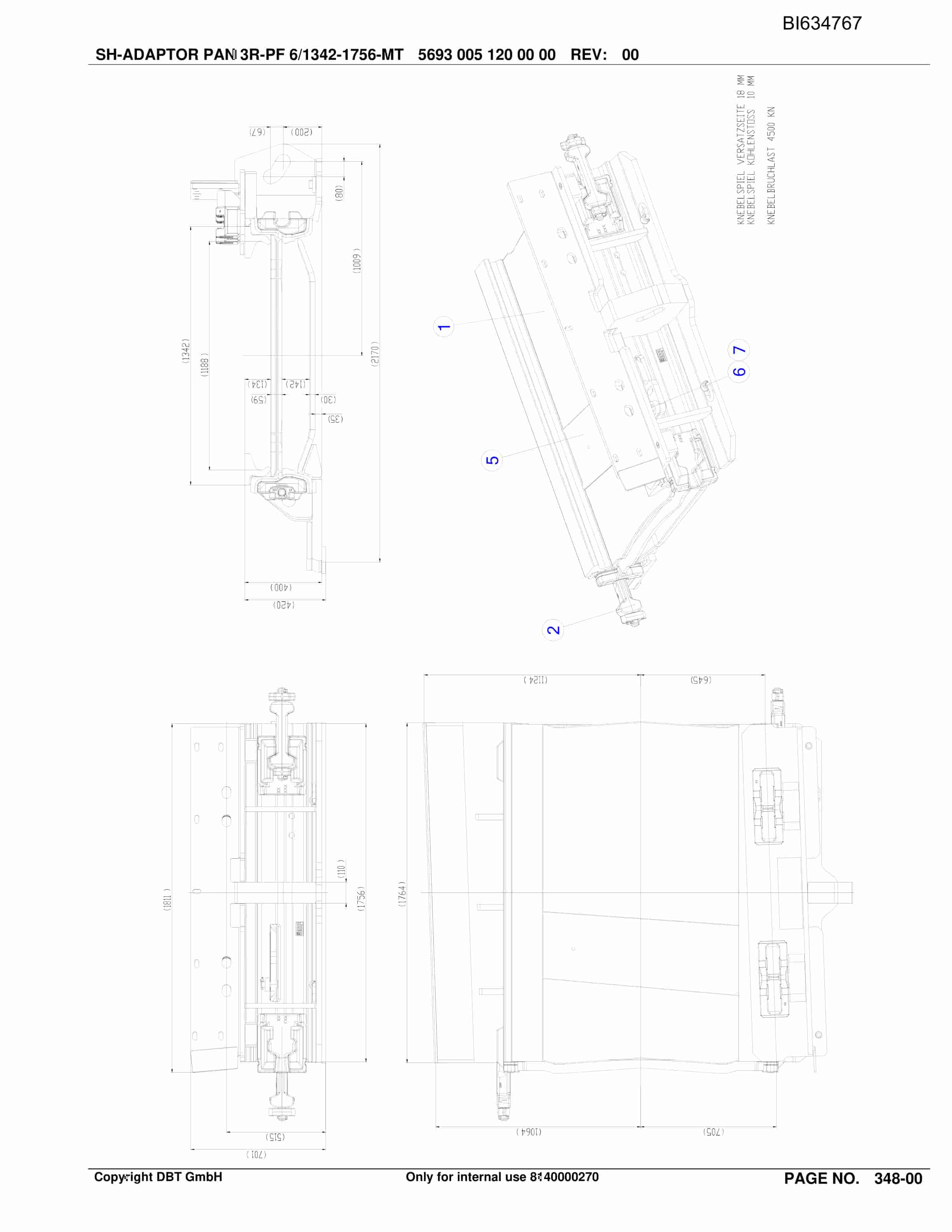 Bucyrus SHENHUA AFC 7, SH-AFC PF6-1342 Parts Catalog BI634767-3