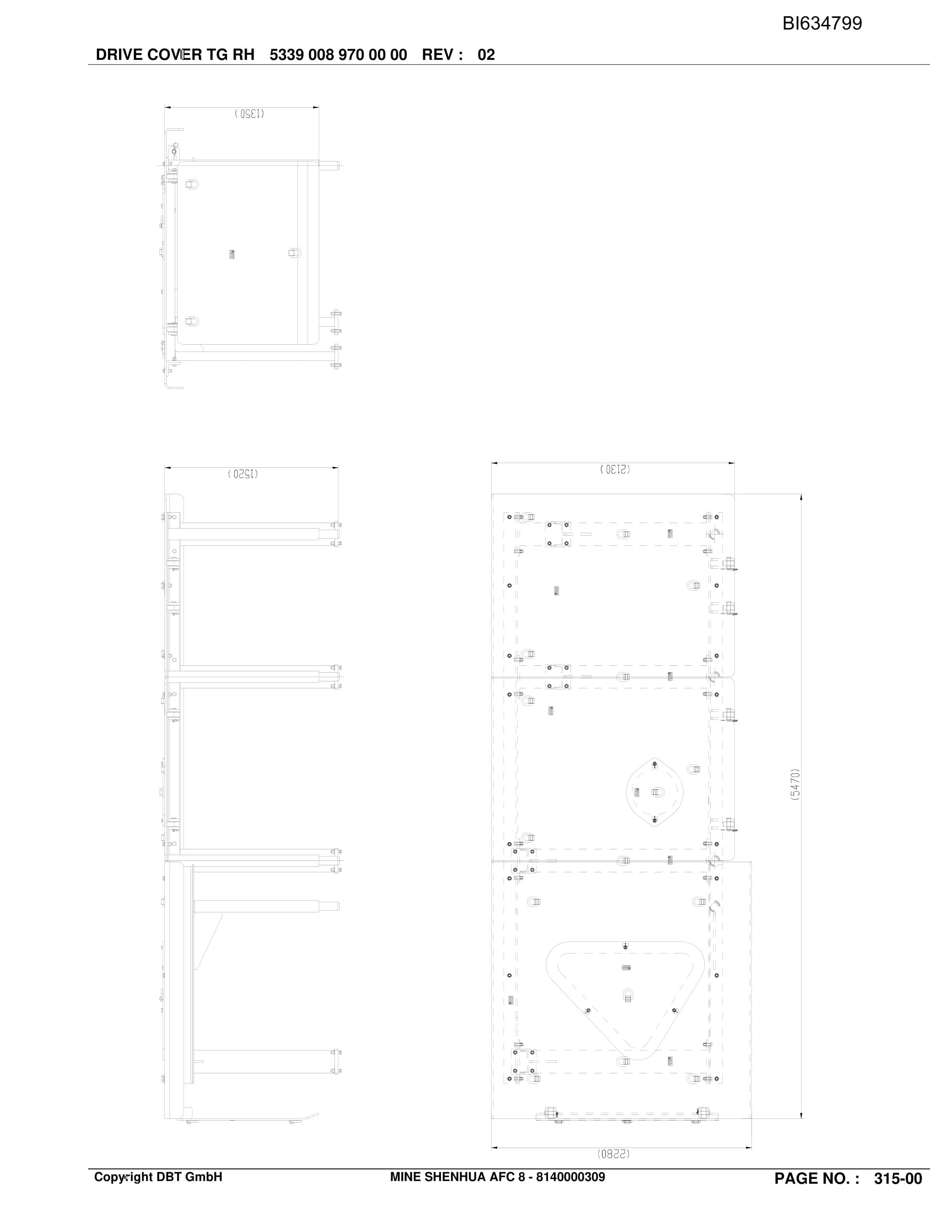 Bucyrus SHENHUA AFC 8, SH-AFC PF6-1342 Parts Catalog BI634799-2