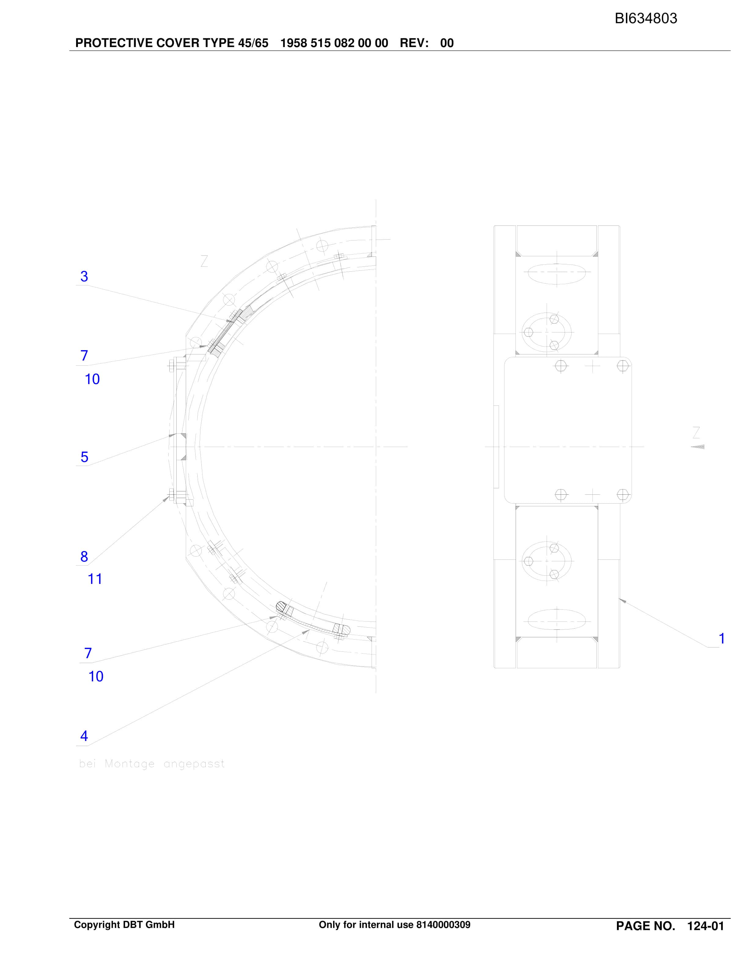 Bucyrus SHENHUA AFC 8, SH-AFC PF6-1342 Parts Catalog BI634803-2