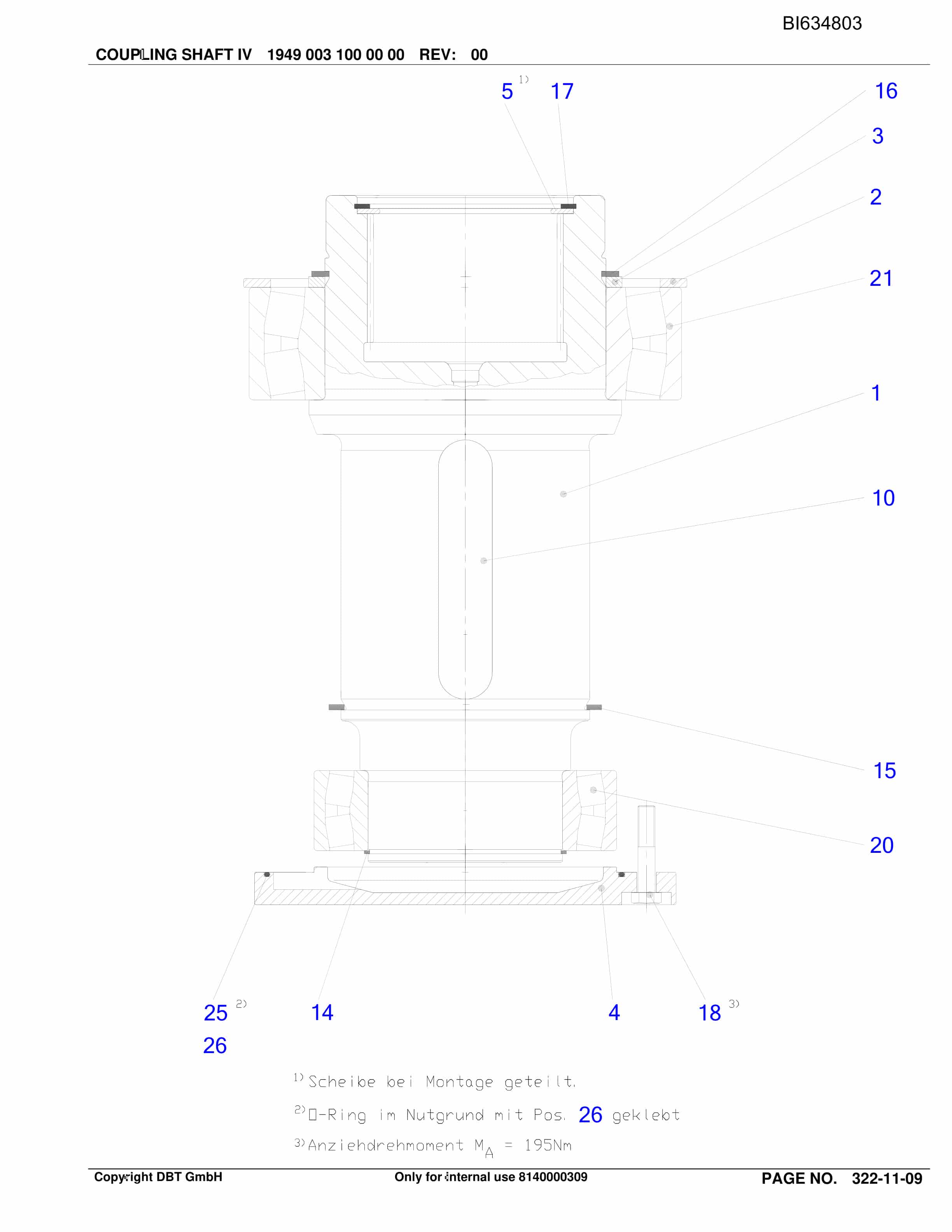 Bucyrus SHENHUA AFC 8, SH-AFC PF6-1342 Parts Catalog BI634803-4