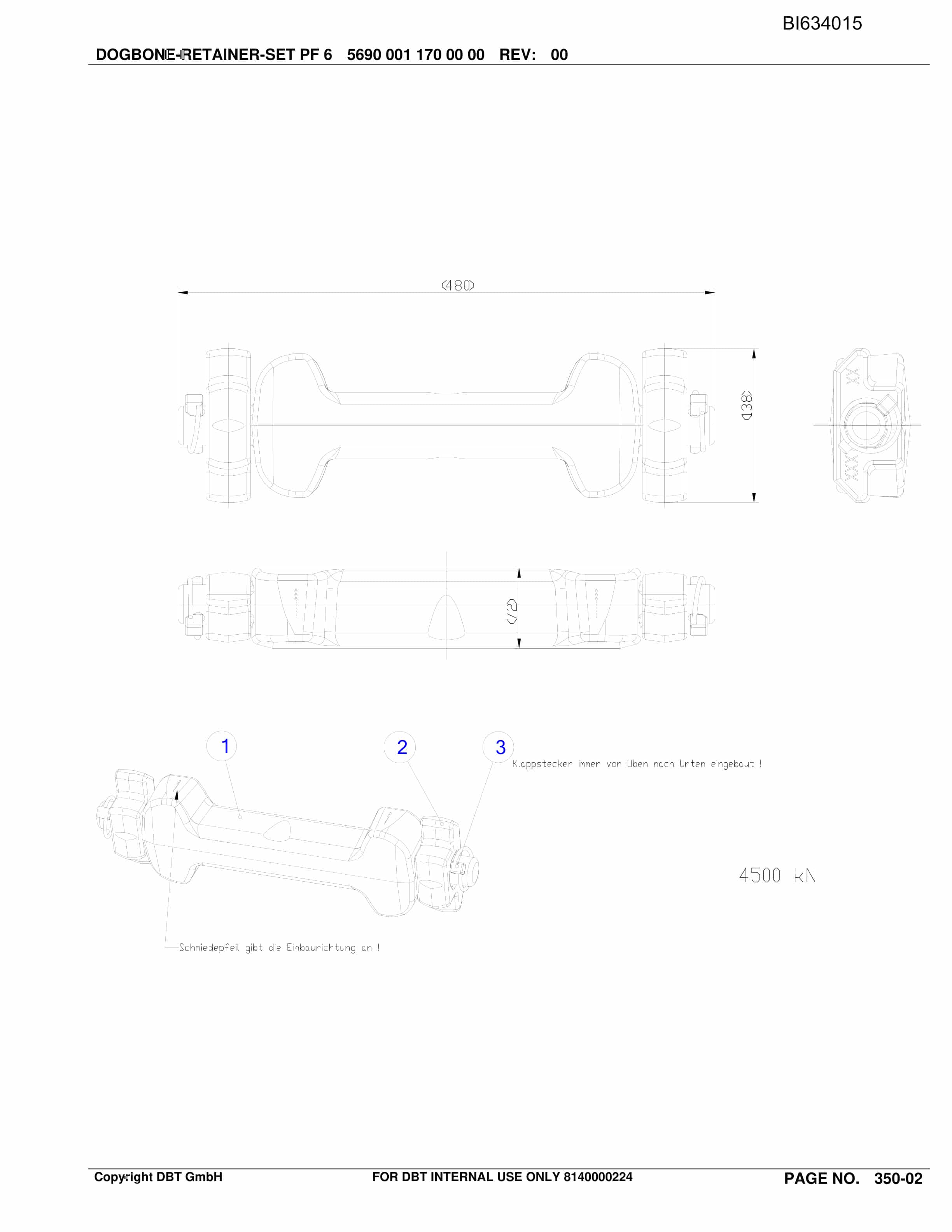 Bucyrus SHENHUA, AFC PF 6-1142 Parts Catalog BI634015-3