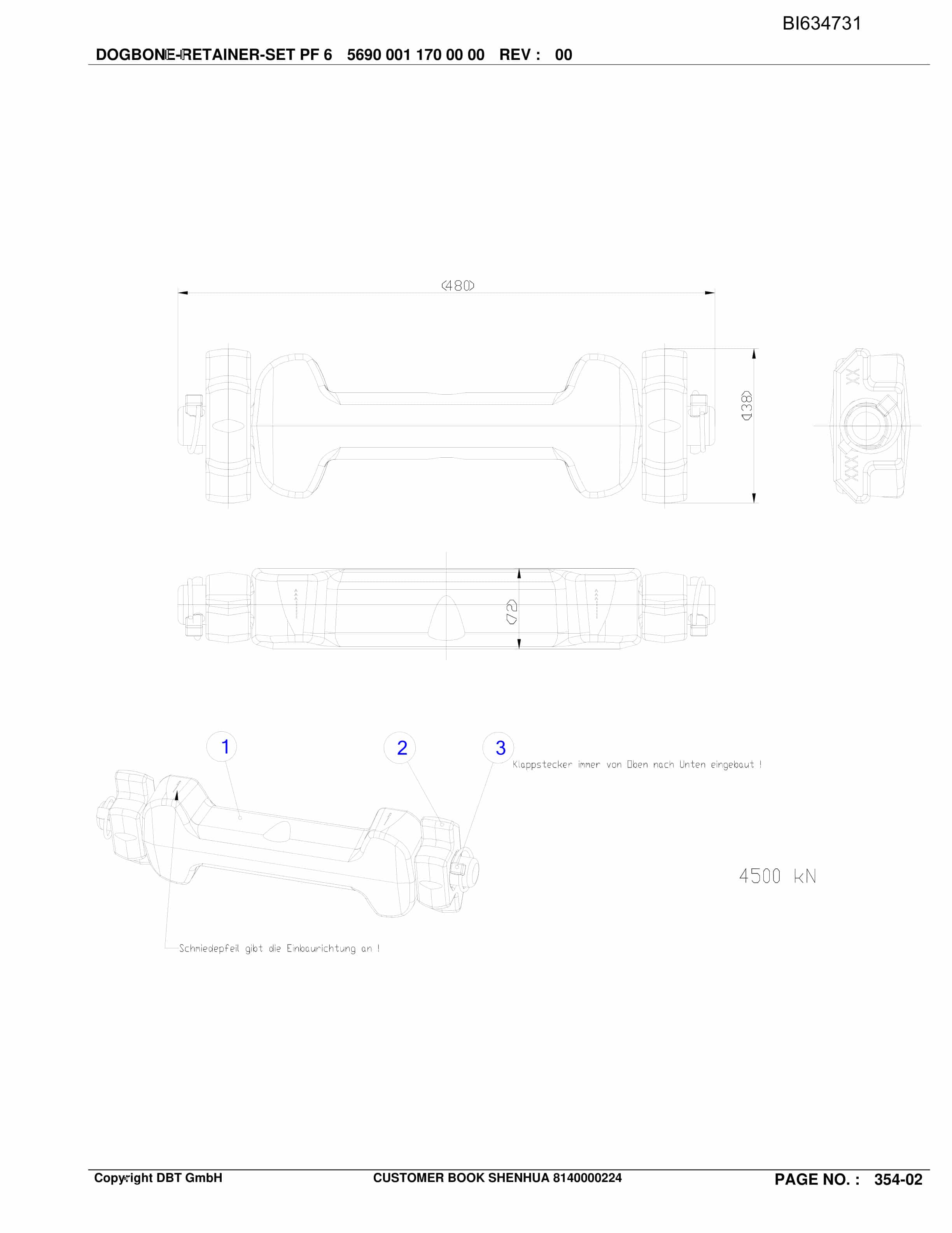 Bucyrus SHENHUA, AFC PF 6-1142 Parts Catalog BI634731-5