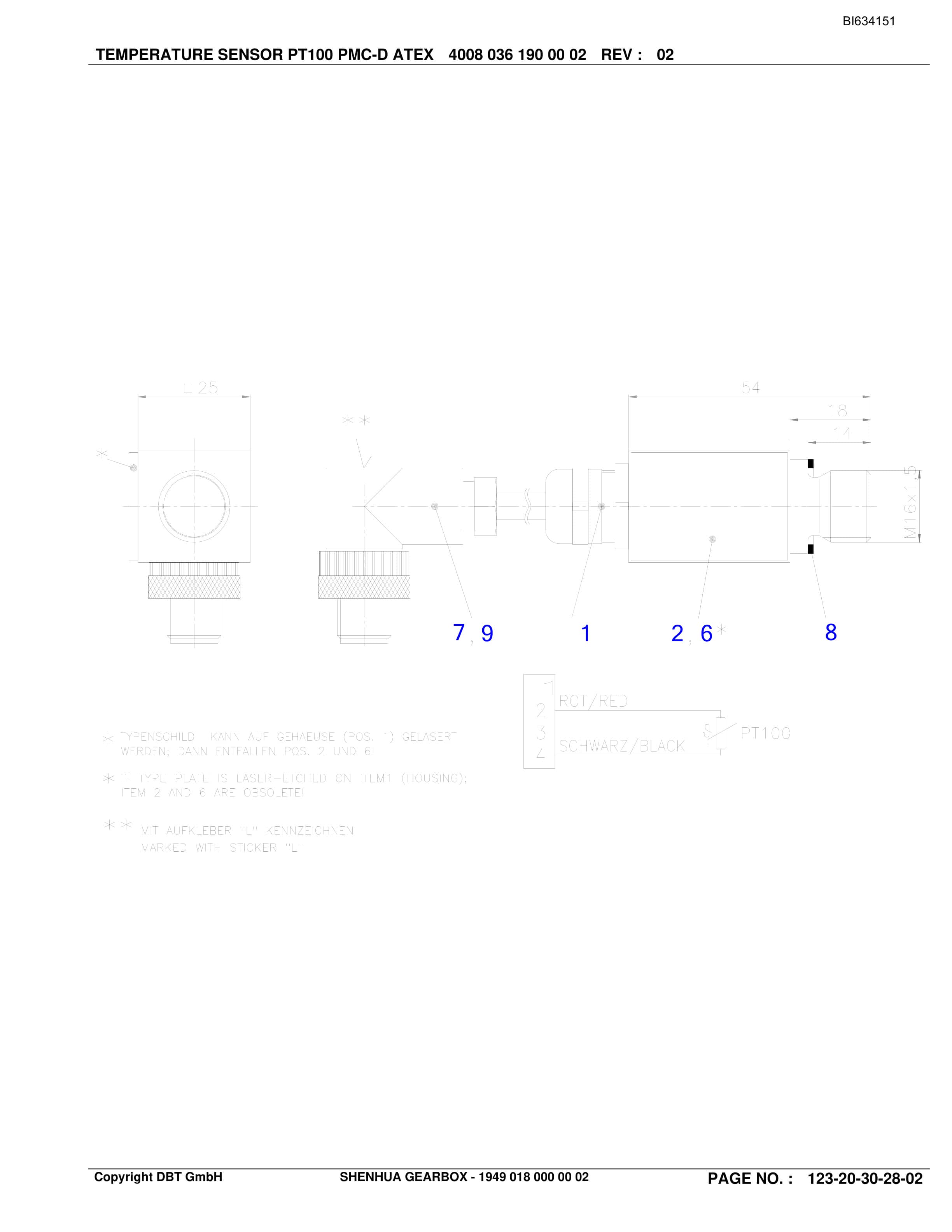 Bucyrus SHENHUA Gearbox Parts Catalog BI634151-5