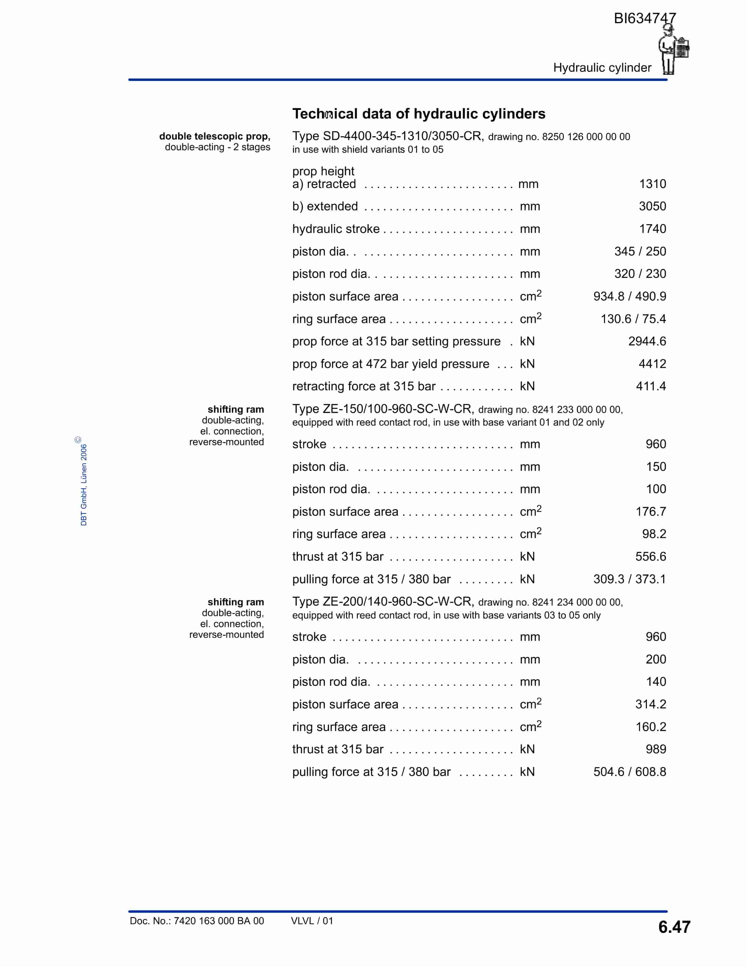 Bucyrus SHENHUA S14 Parts Catalog BI634747-4