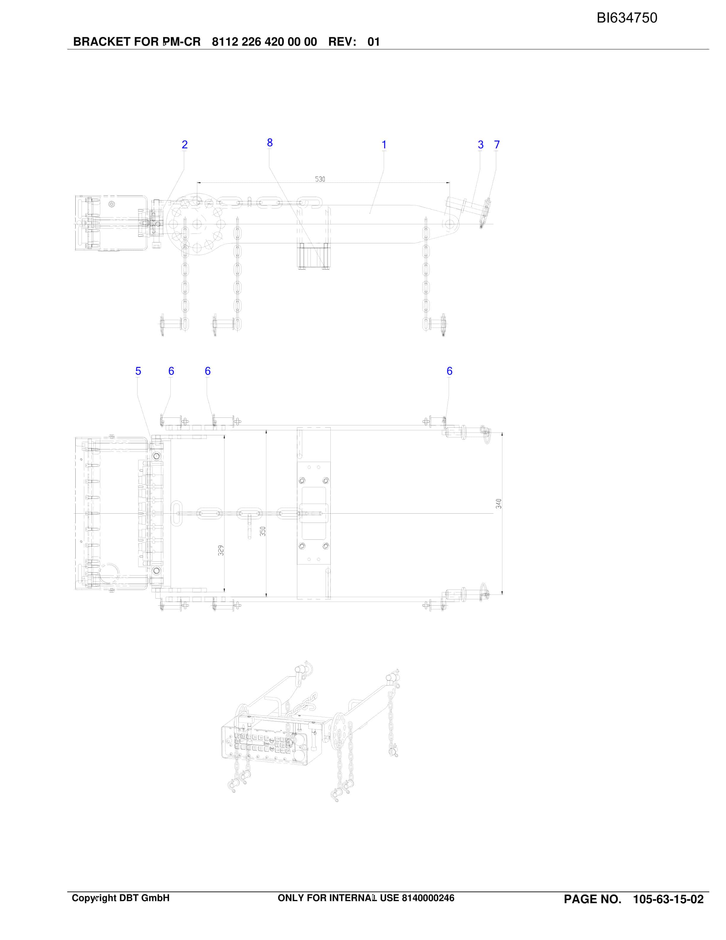 Bucyrus SHENHUA S15 Parts Catalog BI634750-2