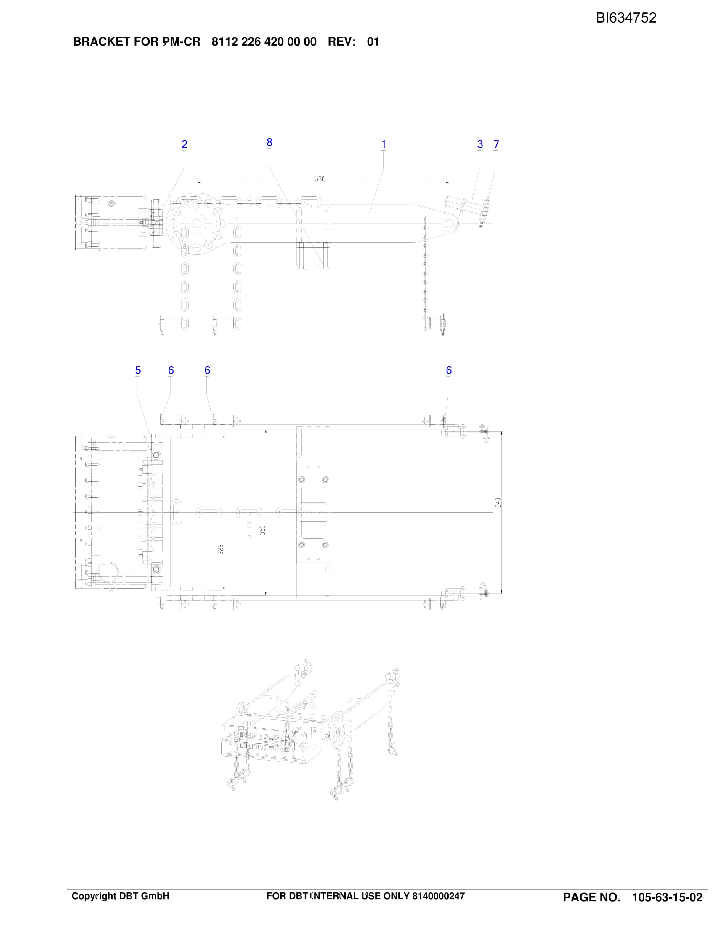 Bucyrus SHENHUA S16 Parts Catalog BI634752-2