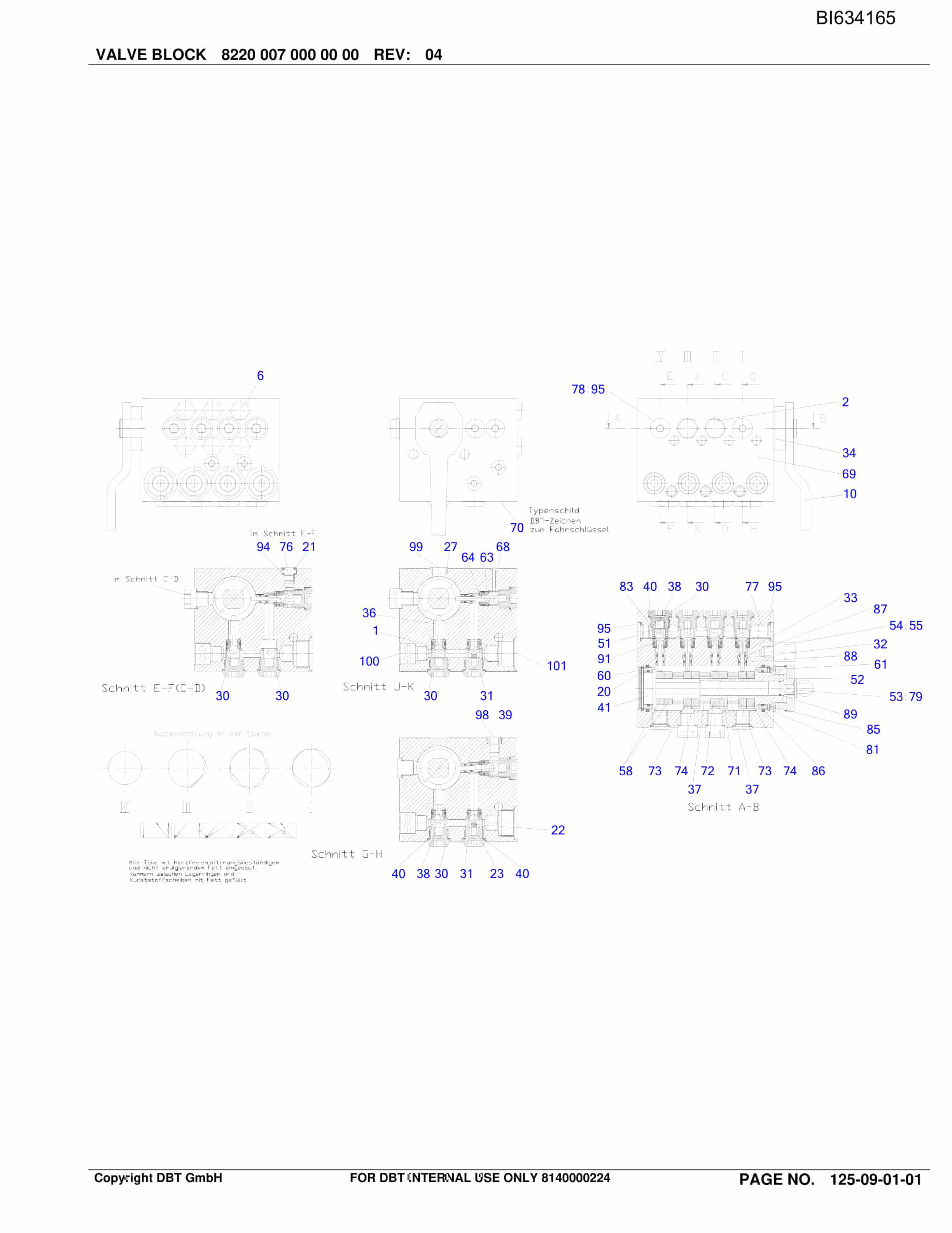 Bucyrus SHENHUA SH-AFC PF 6-1142 Parts Catalog BI634165-3