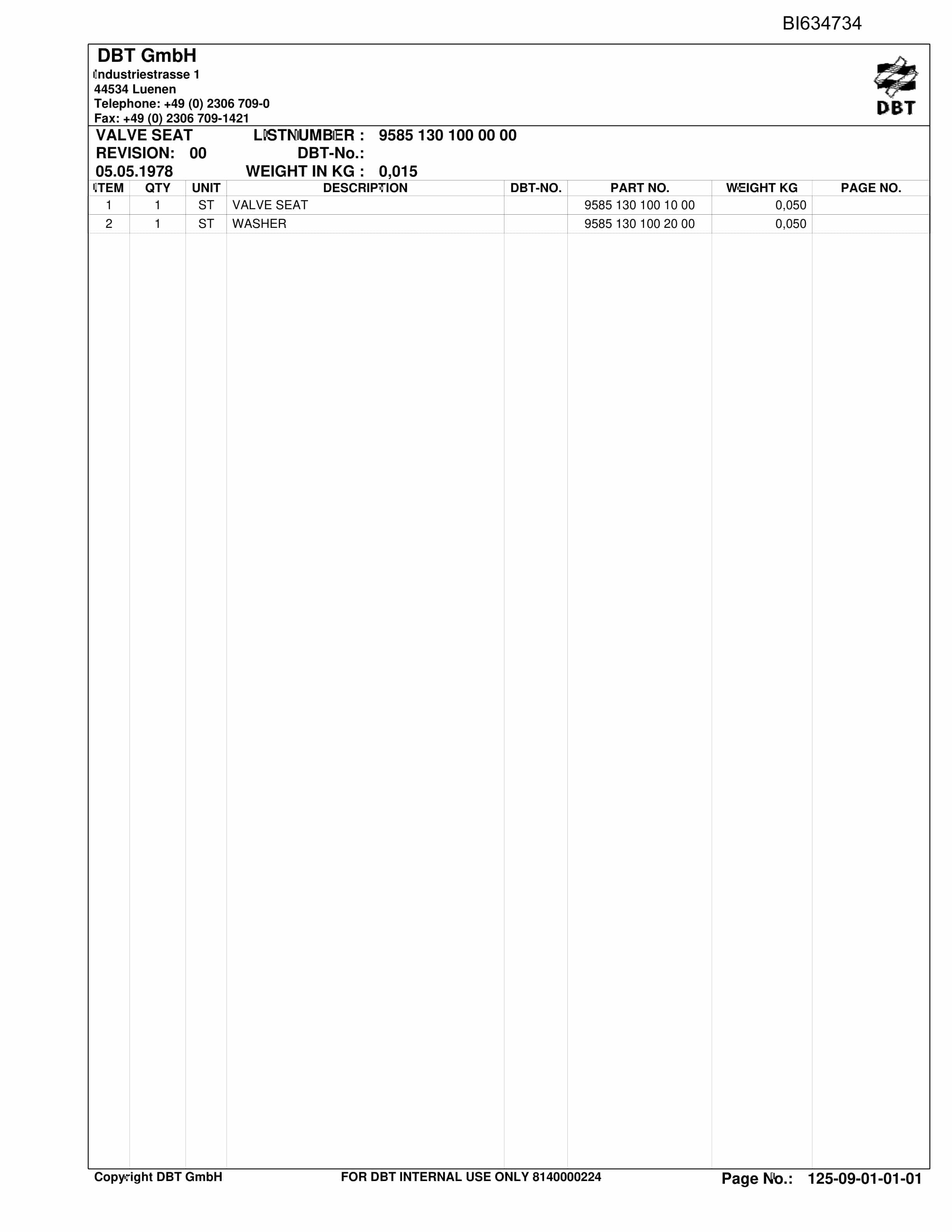 Bucyrus SHENHUA SH-AFC PF 6-1142 Parts Catalog BI634734-3
