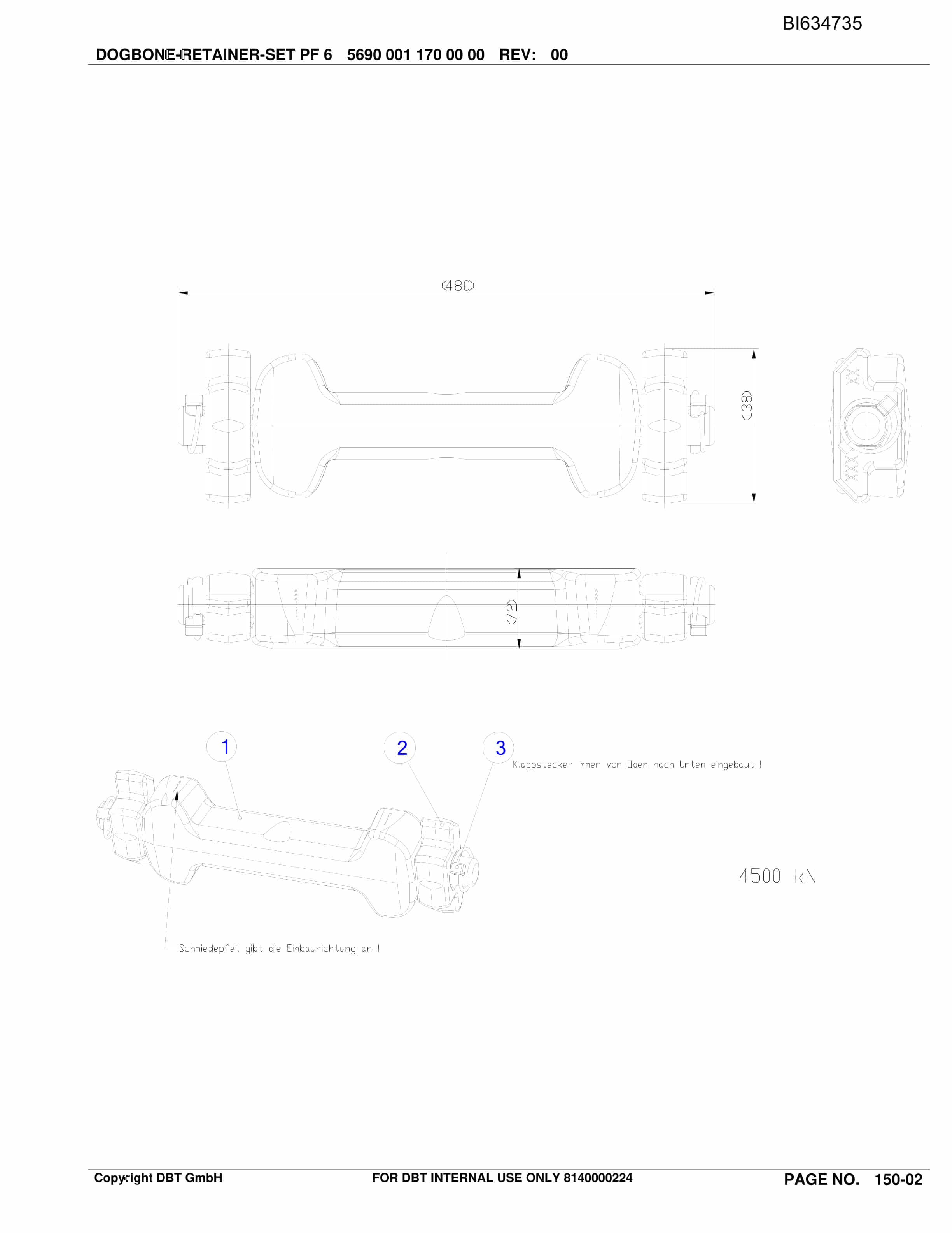 Bucyrus SHENHUA SH-AFC PF 6-1142 Parts Catalog BI634735-2