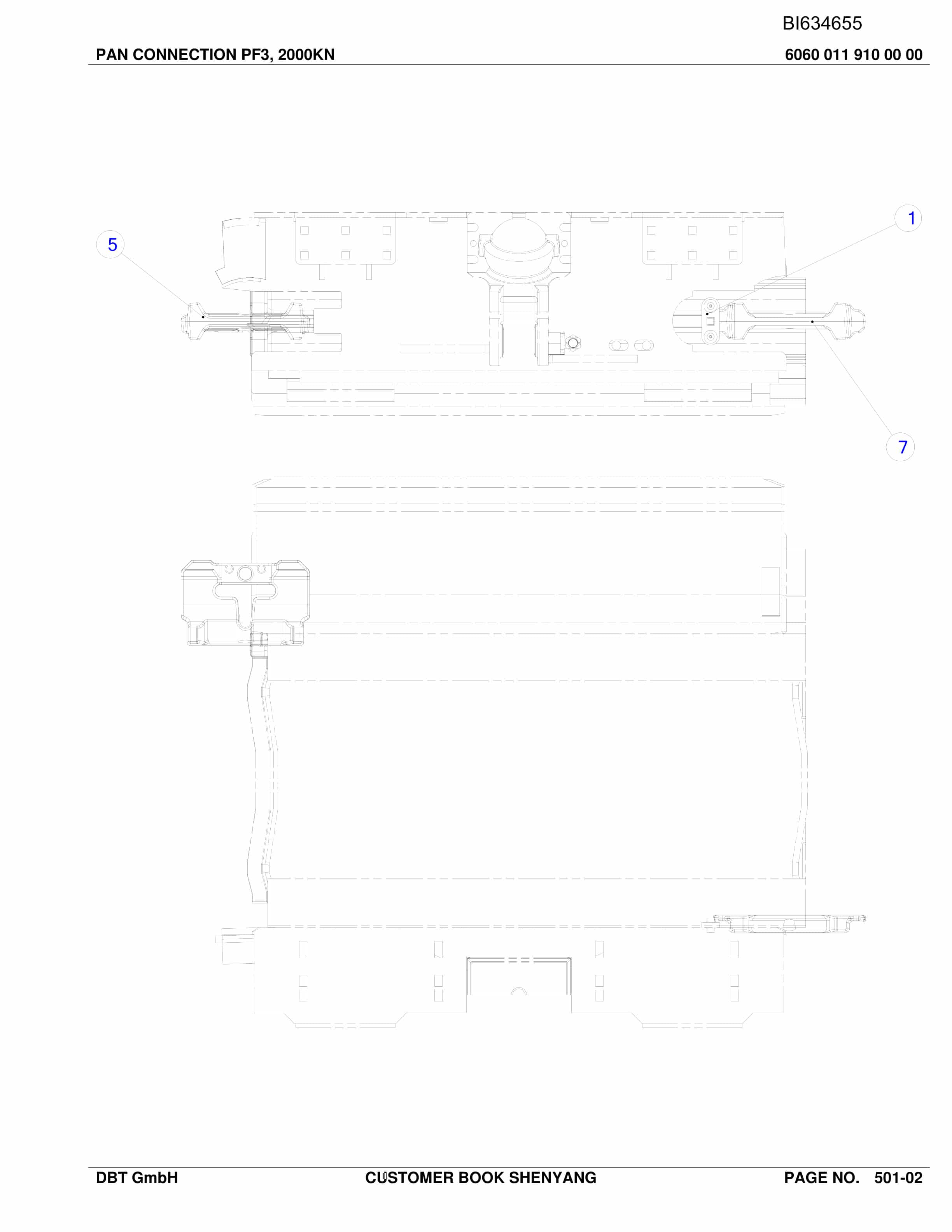 Bucyrus SHENYANG, GH-AFC PF 3-822 Parts Catalog BI634655-4