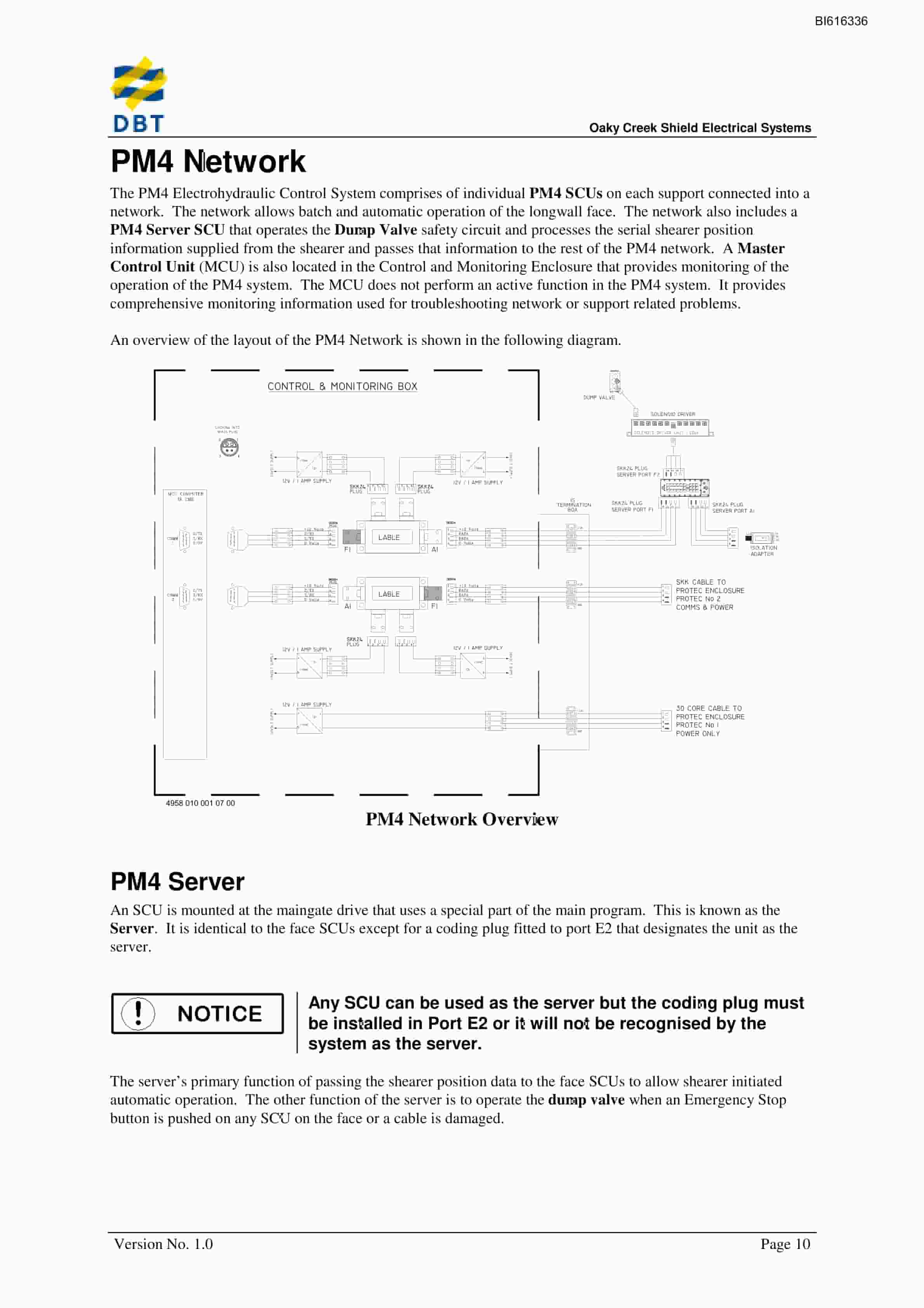 Bucyrus Shield Electrical System Technical Manual BI616336-4