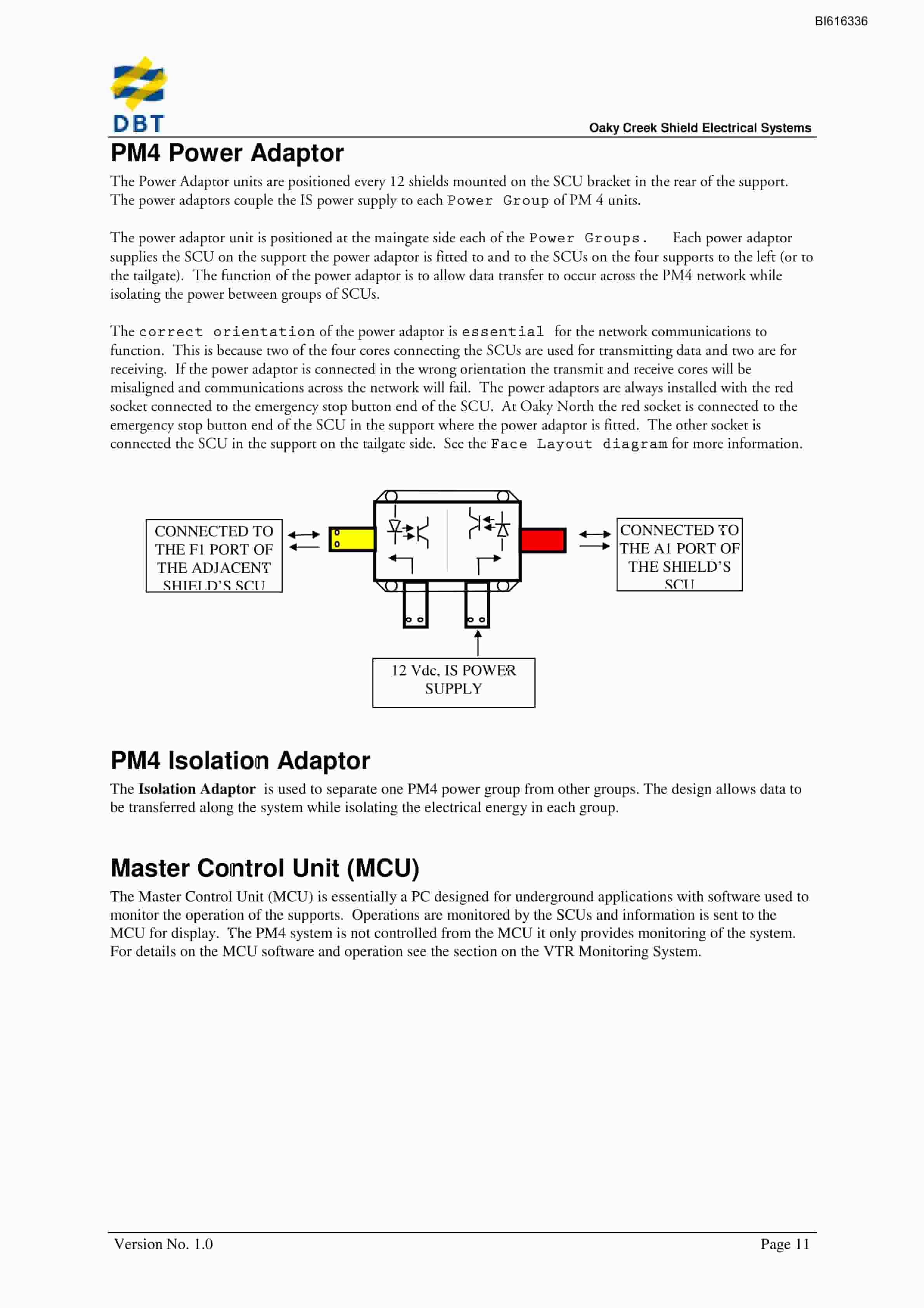Bucyrus Shield Electrical System Technical Manual BI616336-5