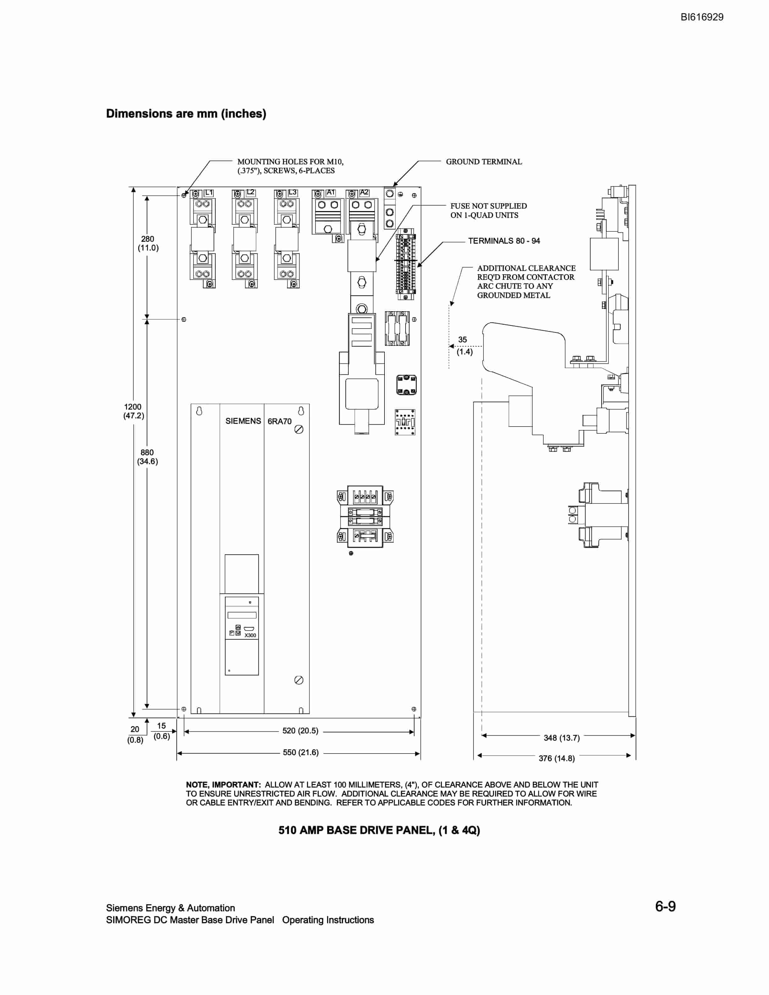 Bucyrus SimOreg 6RA70 Technical Manual BI616929-2