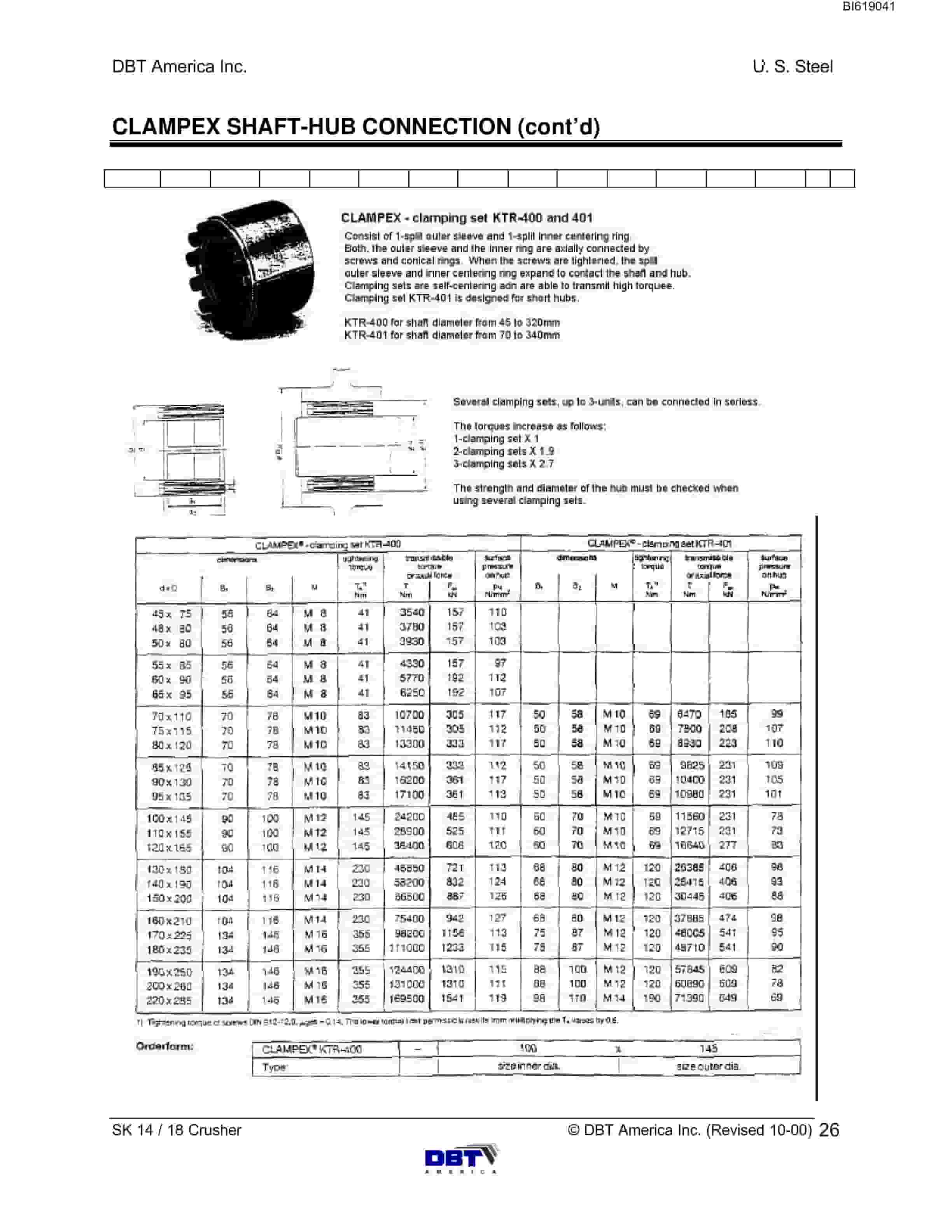 Bucyrus SK 14 - 18 Crusher Technical Manual BI619041-3