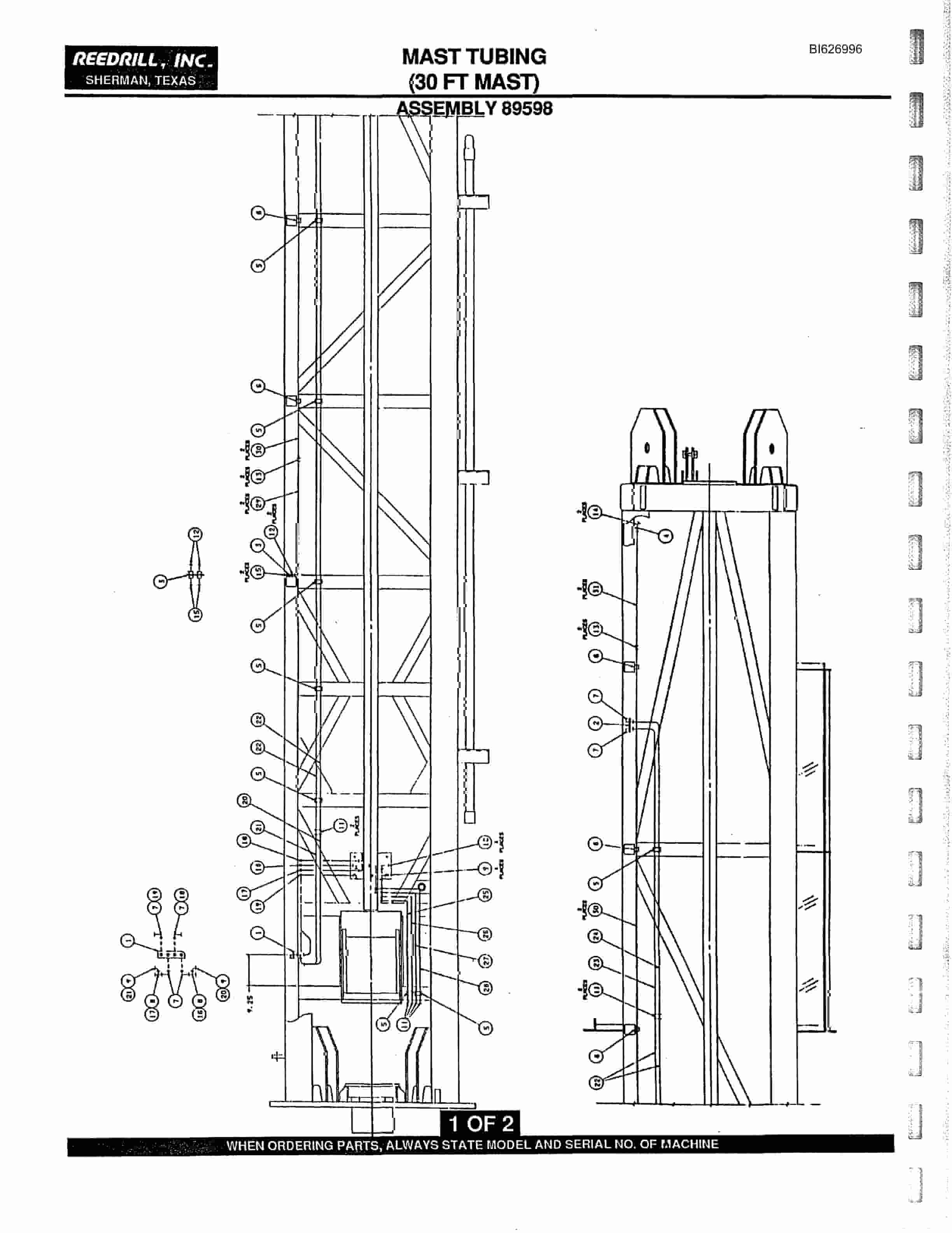Bucyrus SK-50i Infinity Parts Catalog BI626996-3