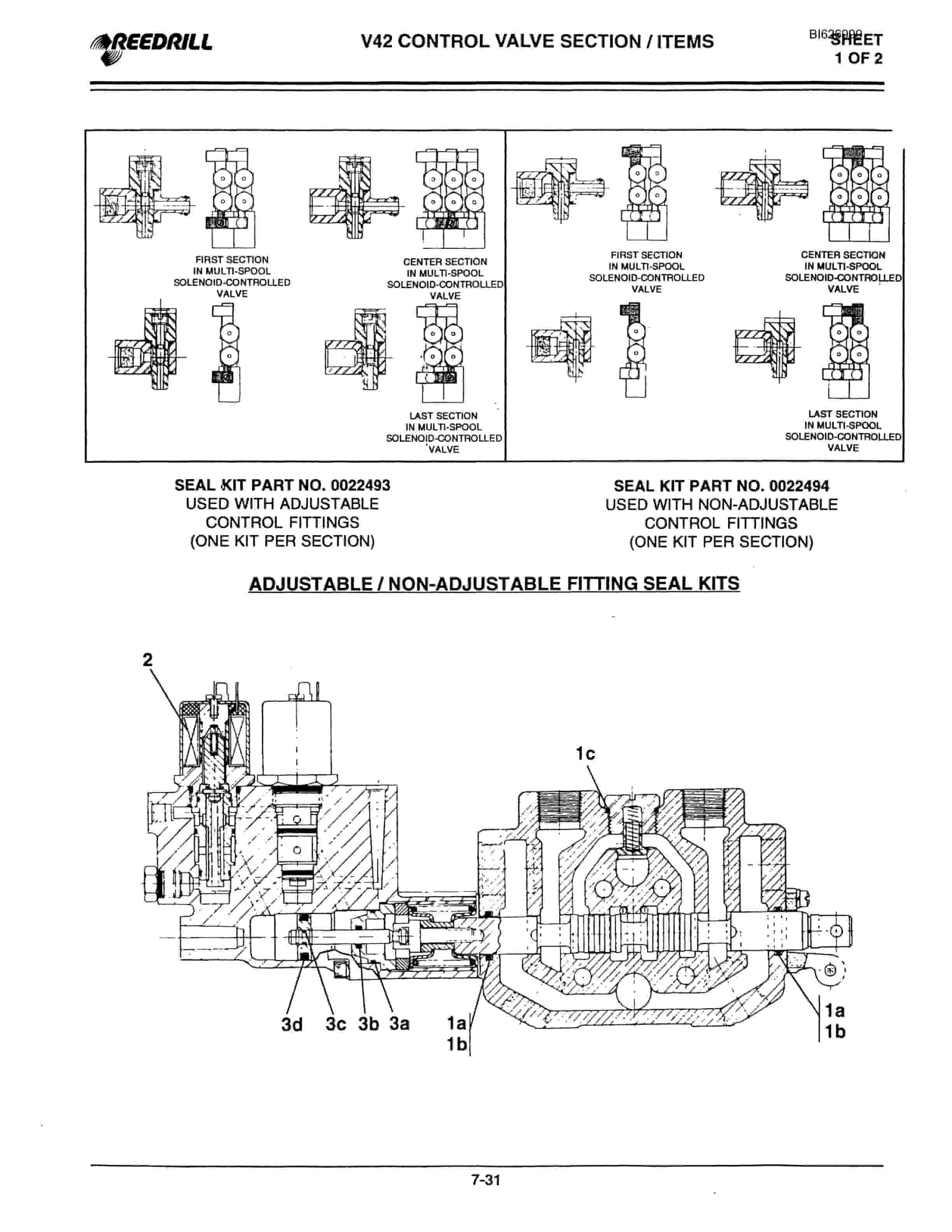 Bucyrus SK-50i Infinity Parts Catalog BI626999-5