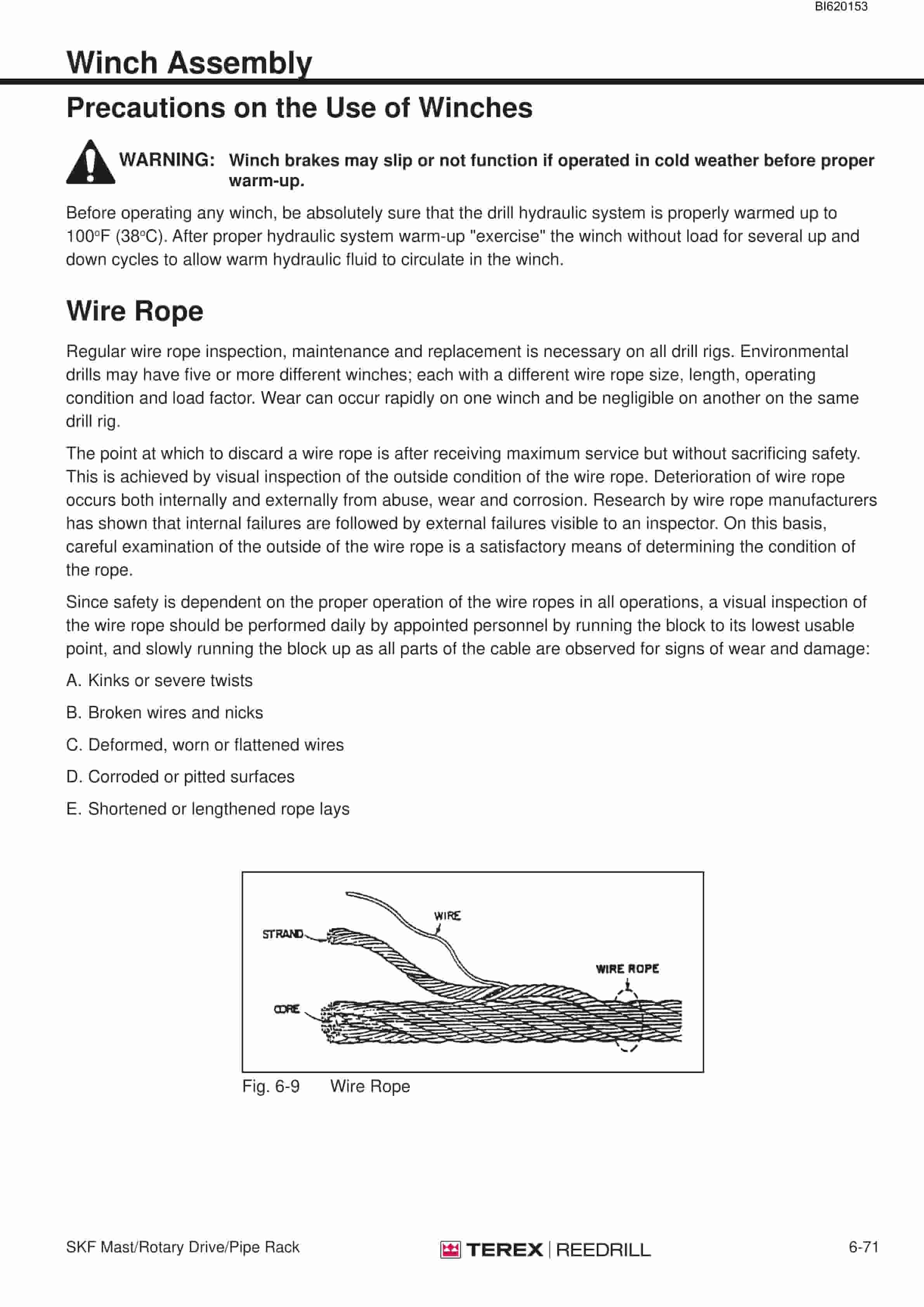 Bucyrus SKF-12 Infinity Blasthole Drill Technical Manual BI620153 2 Bucyrus SKF-12 Infinity Blasthole Drill Technical Manual BI620153 - Image 2