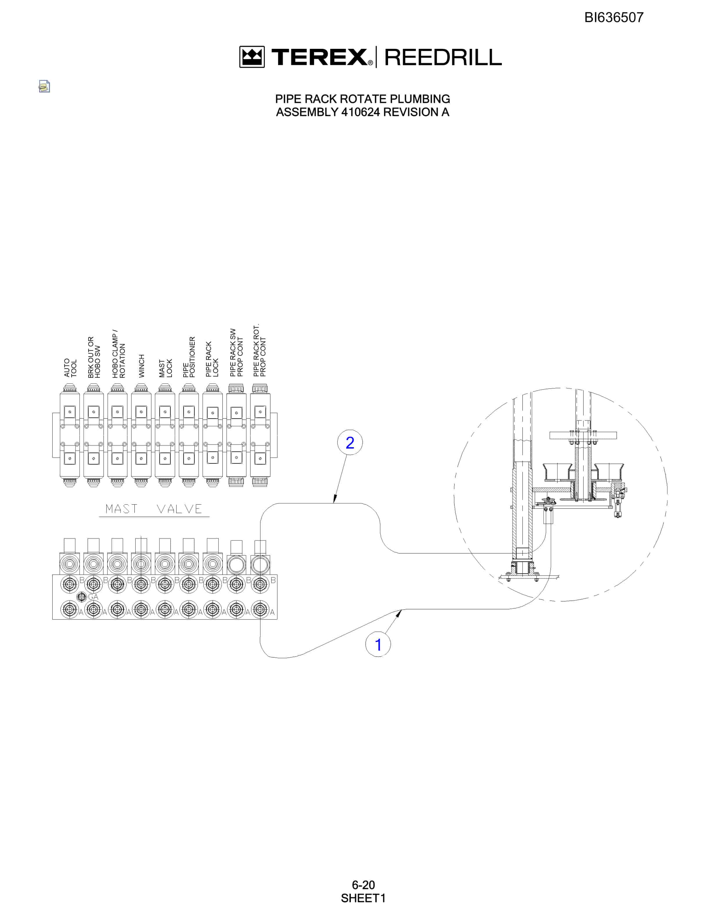Bucyrus SKF Infinity Blasthole Drill Parts Catalog BI636507-3