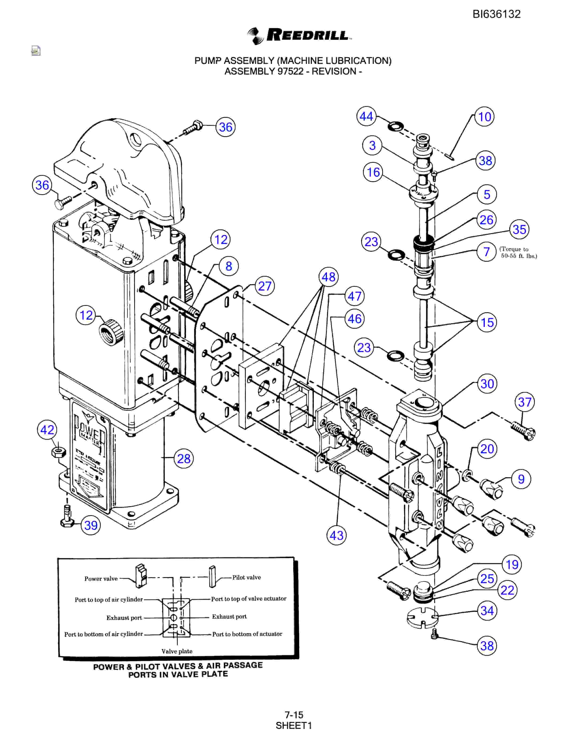 Bucyrus SKS Infinity Blasthole Drill Parts Catalog BI636132-4