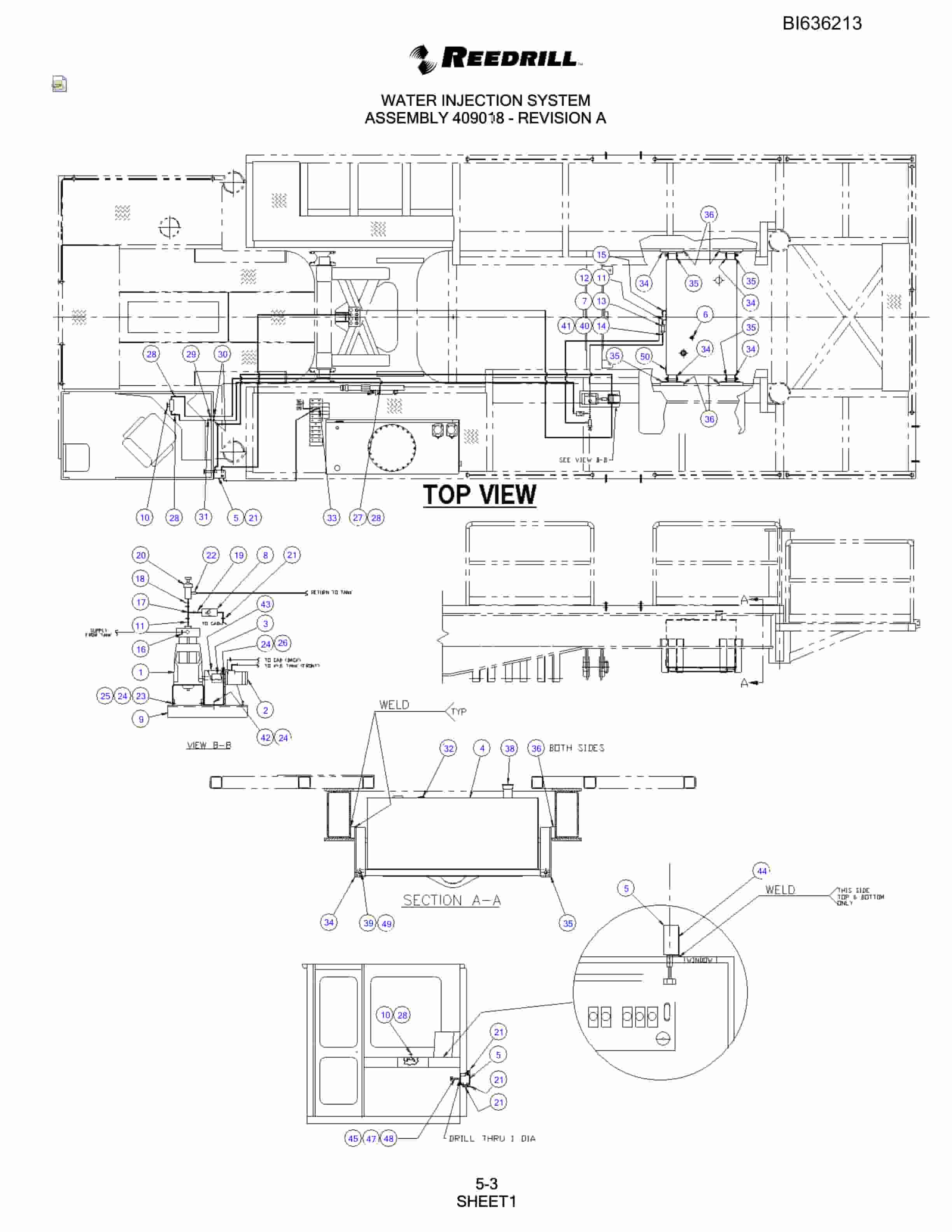 Bucyrus SKS Infinity Blasthole Drill Parts Catalog BI636213-2