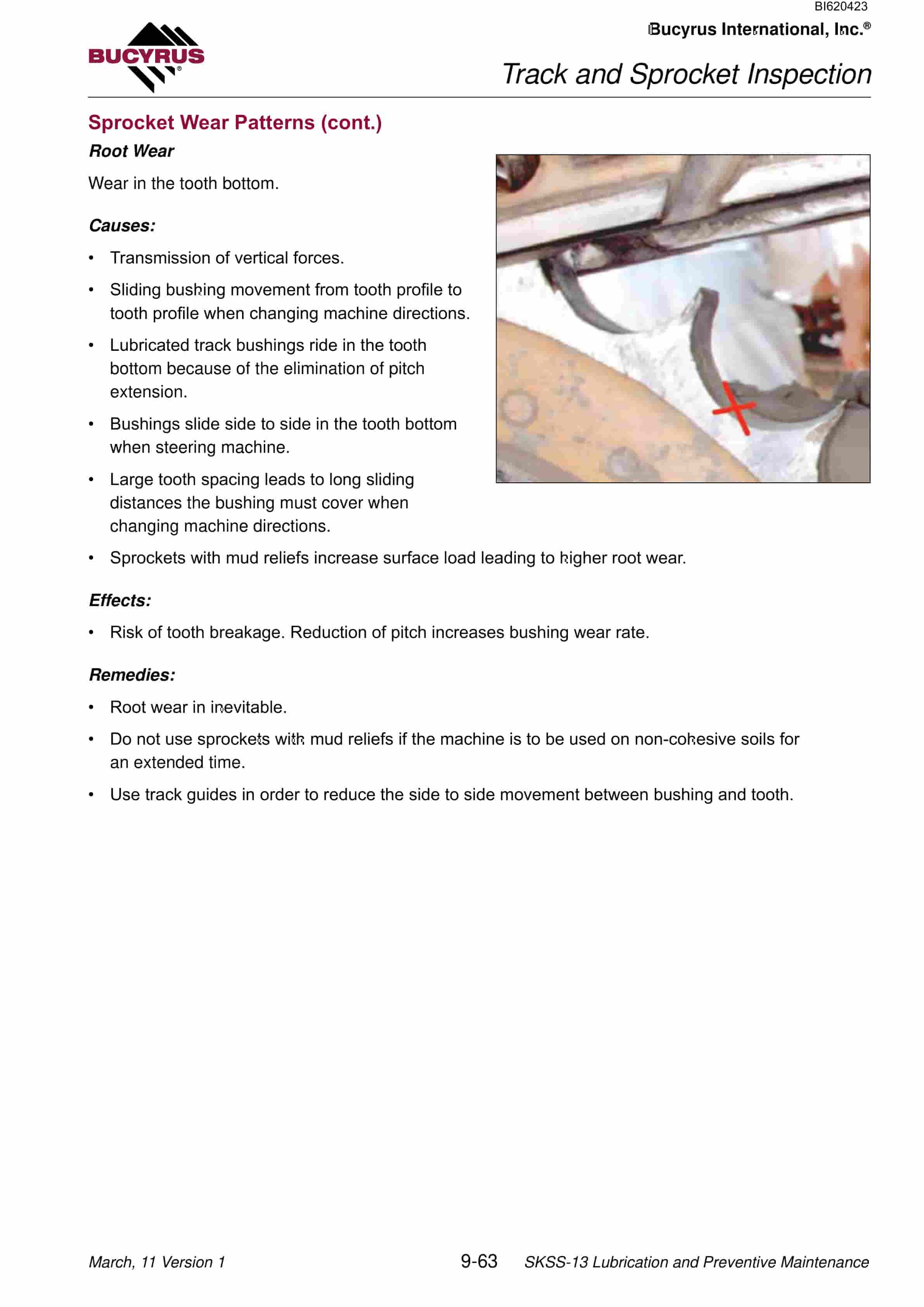 Bucyrus SKSS Infinity Blasthole Drill Technical Manual BI620423-02-5