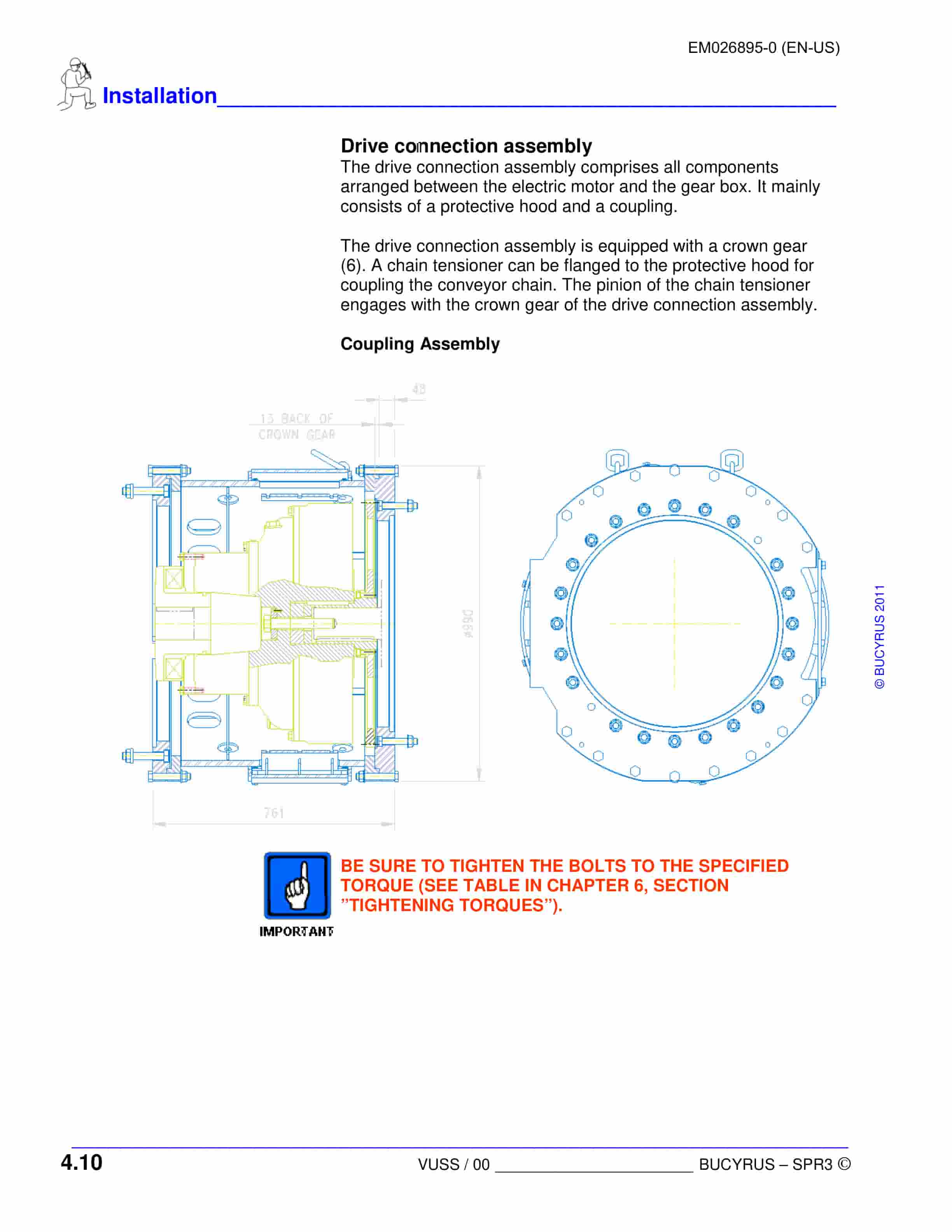 Bucyrus SPR3-1500 Operation Manual EM026895-0-2