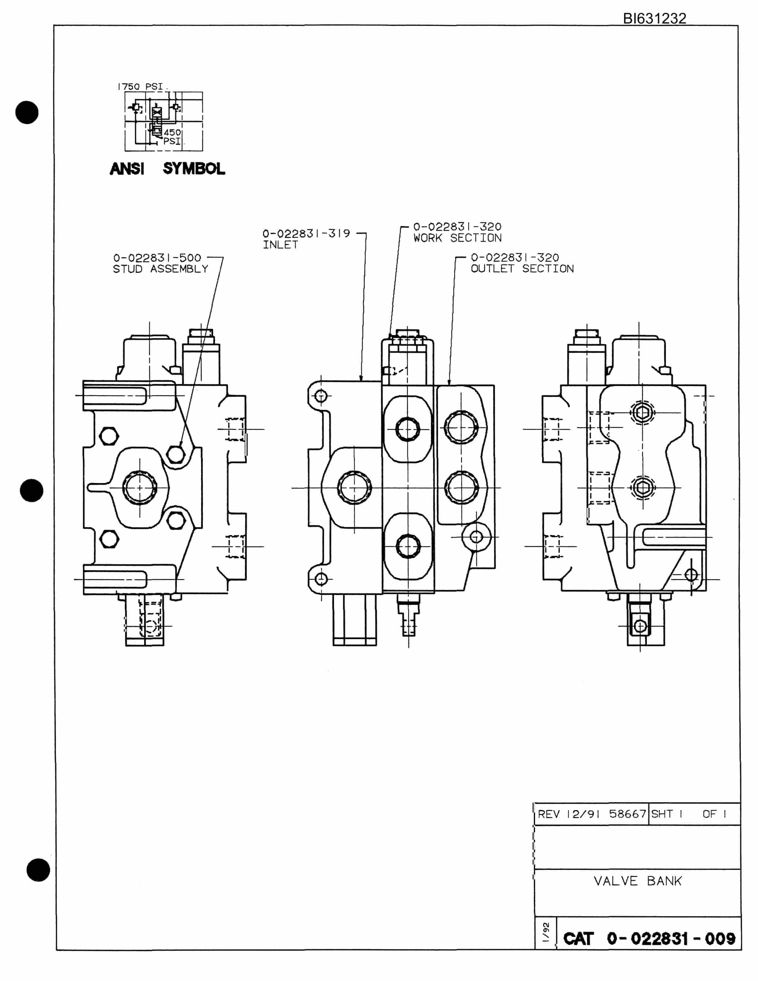 Bucyrus SR200-AL Roof Bolter Parts Catalog BI631232-2